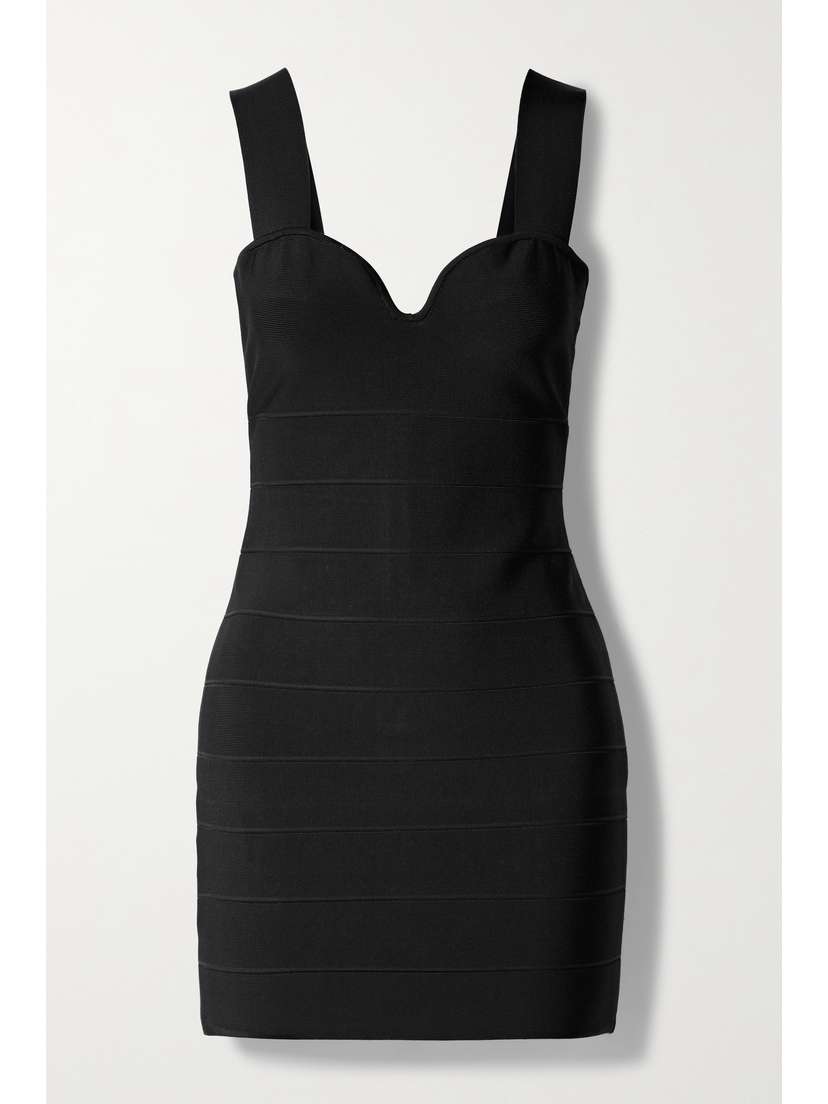 Hervé Léger Icon Recycled-bandage Mini Dress - x large