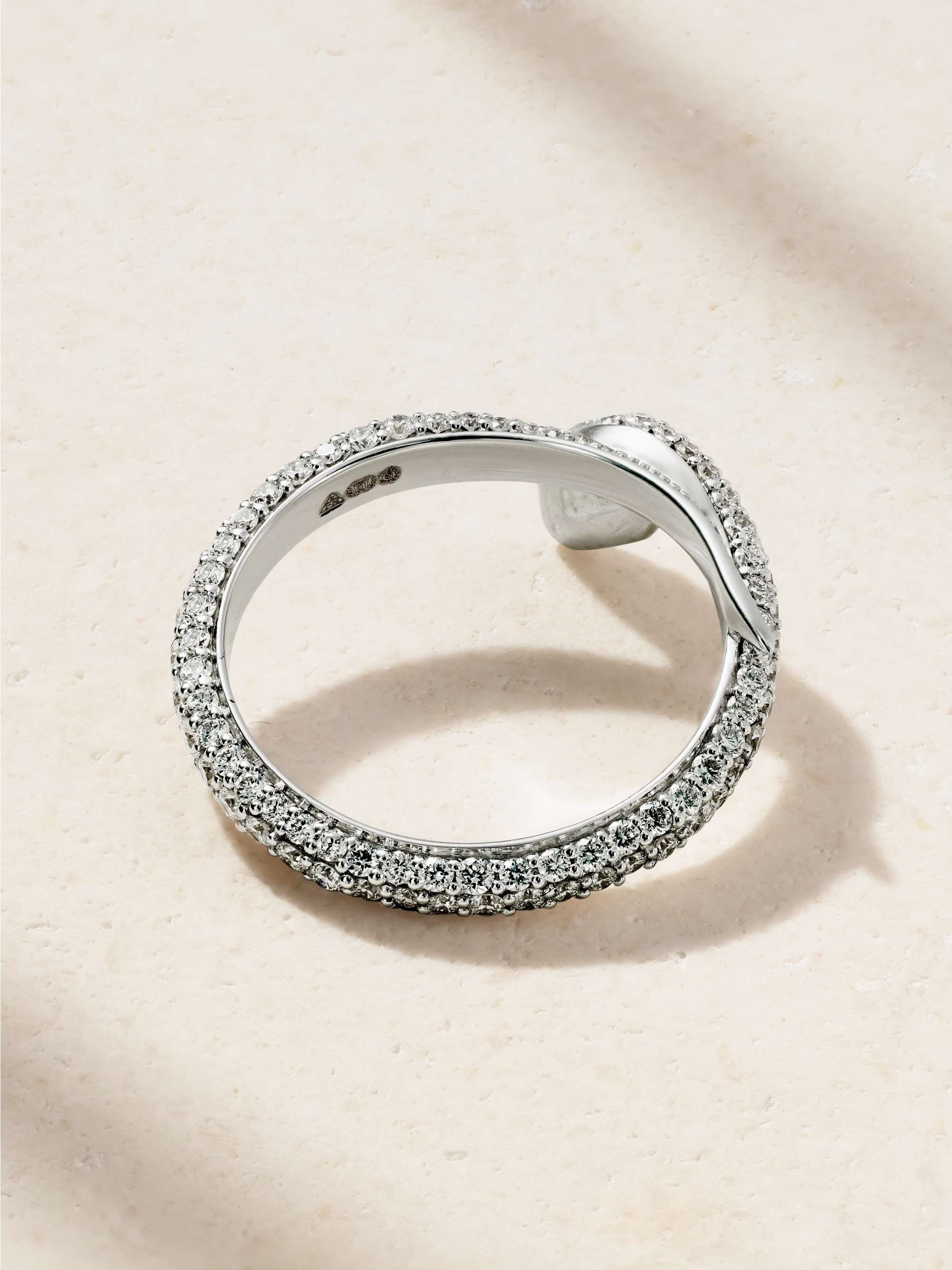 FOUNDRAE Wholeness 18-karat white gold diamond ring