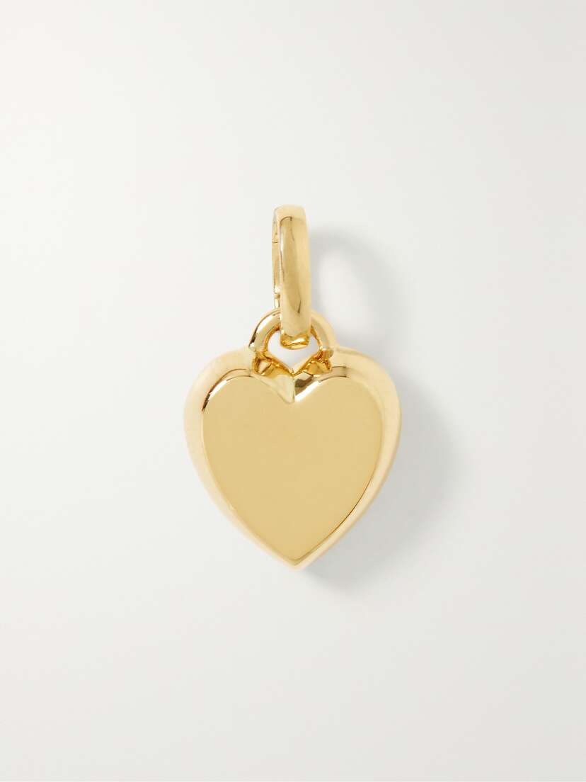 Foundrae Small Heart 18-karat Gold Pendant