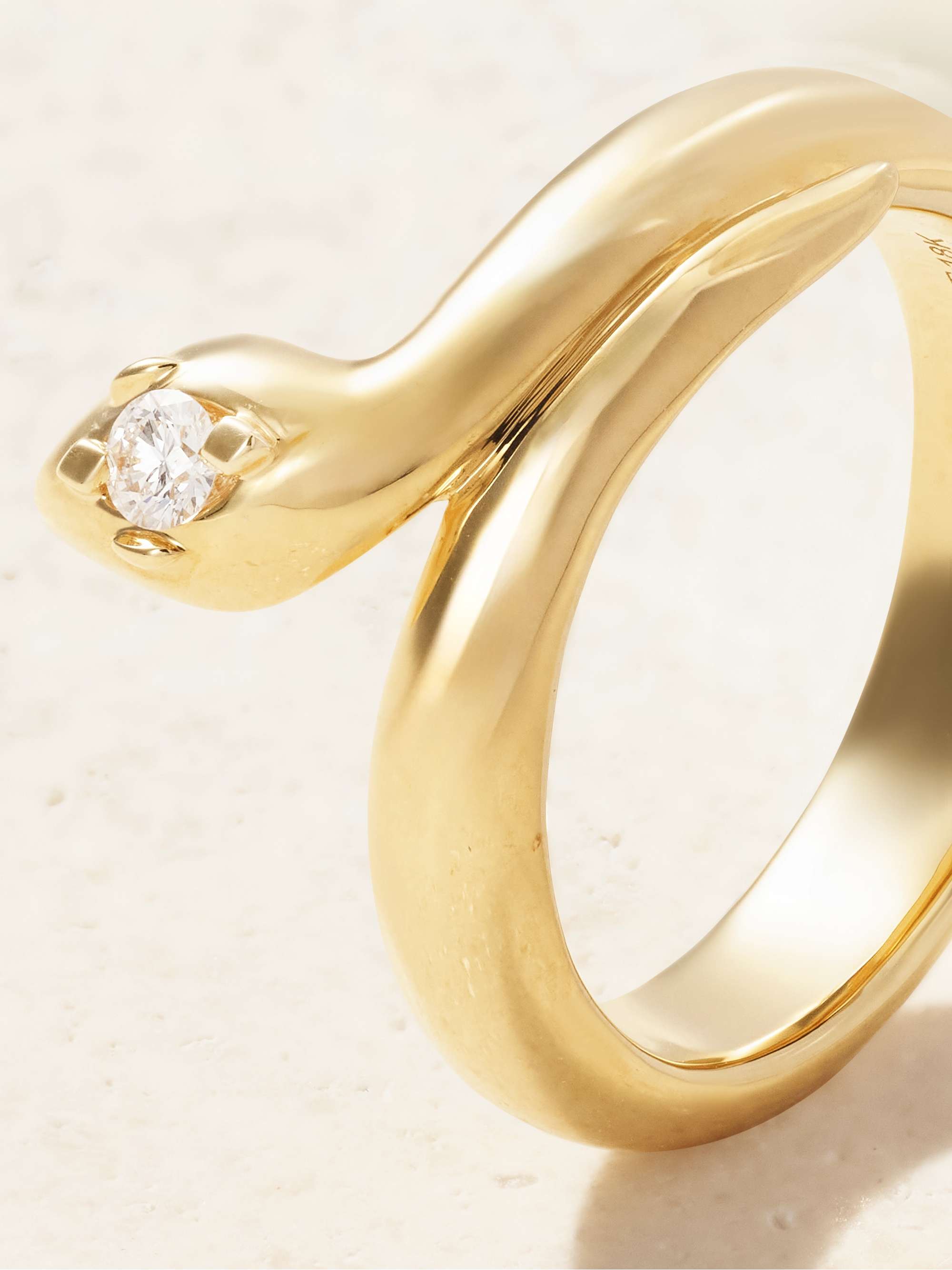 FOUNDRAE Wholeness 18-karat gold diamond ring
