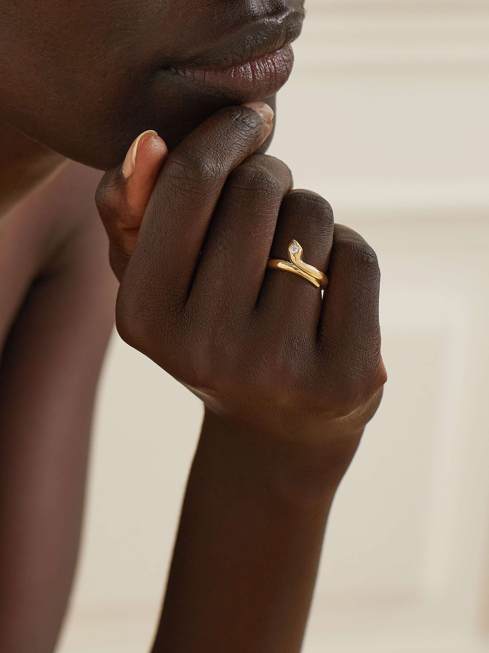 FOUNDRAE Wholeness 18-karat gold diamond ring