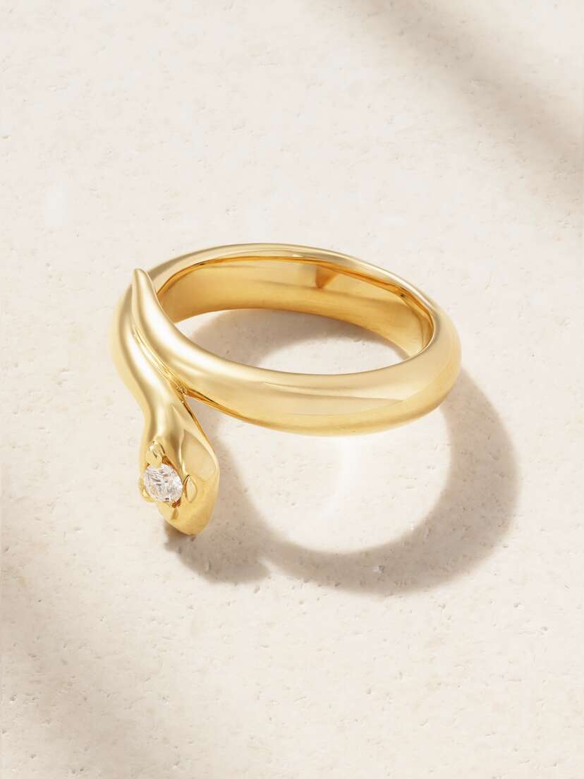 Foundrae Wholeness 18-karat Gold Diamond Ring