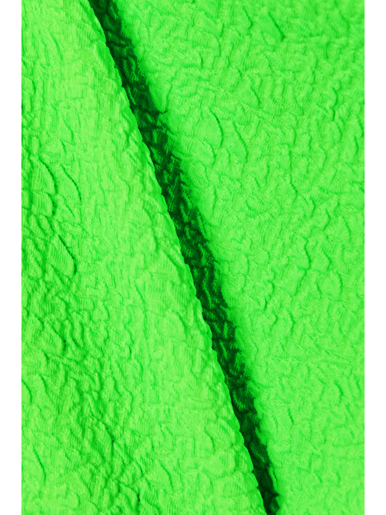 Mara Hoffman Lydia Textured High-waist Bikini Bottoms In Green