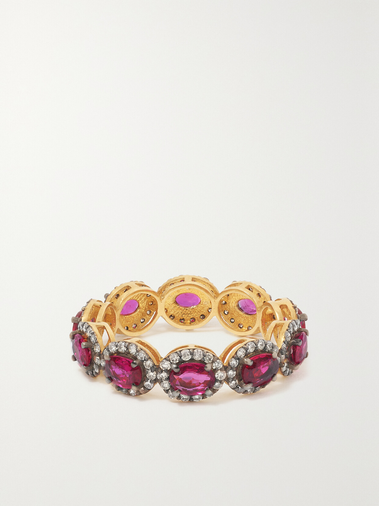 Amrapali London - Rajasthan 18-karat Gold, Ruby And Diamond Ring - 6