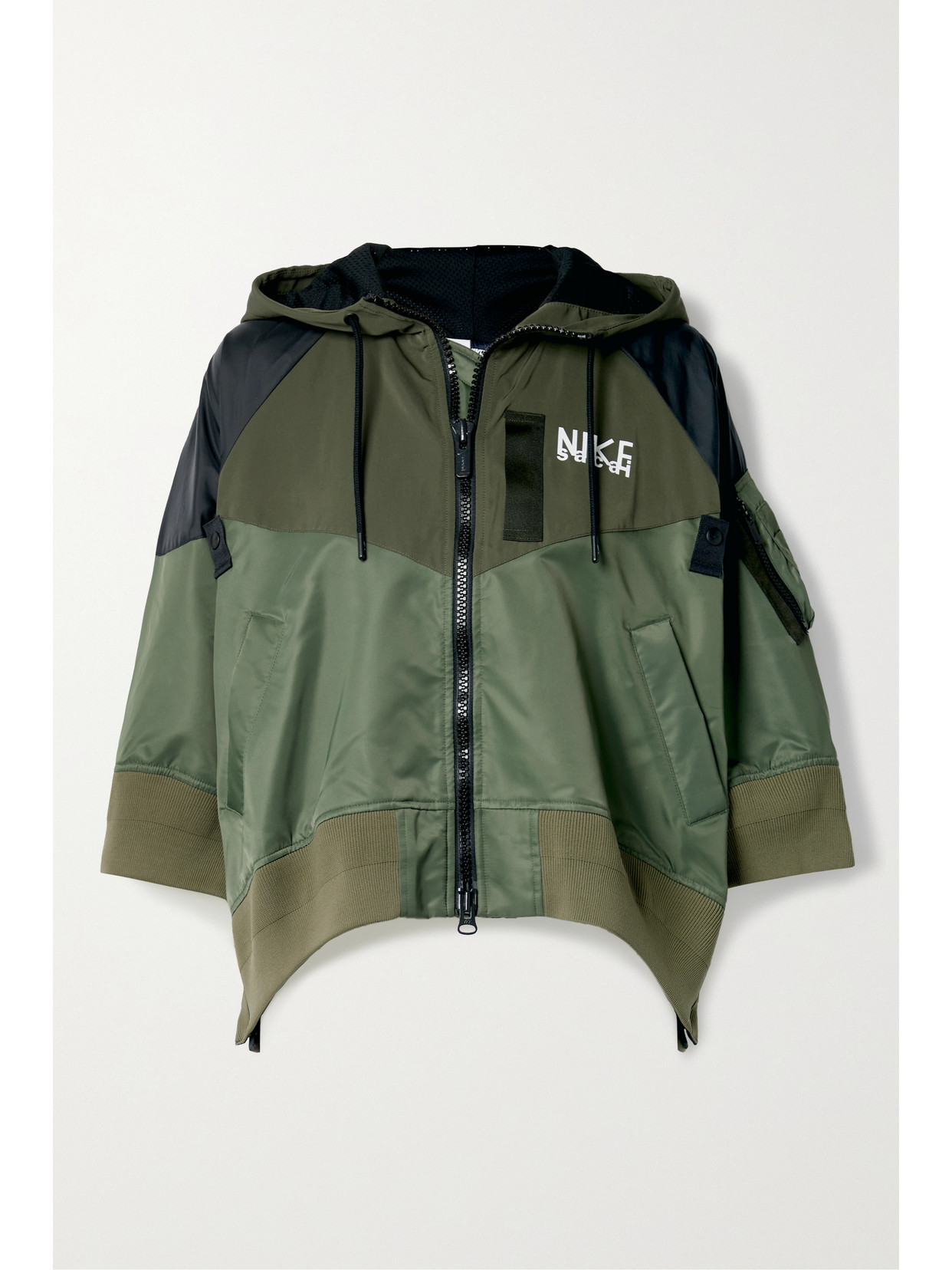 Nike - + Sacai Hooded Shell Jacket - Green