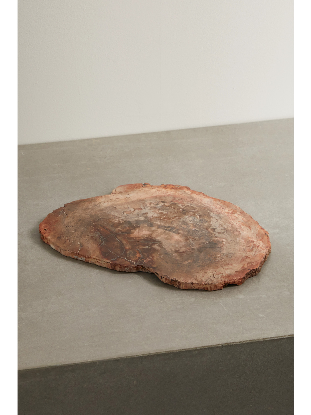 JIA JIA - Crystallized Wood Tray - Brown