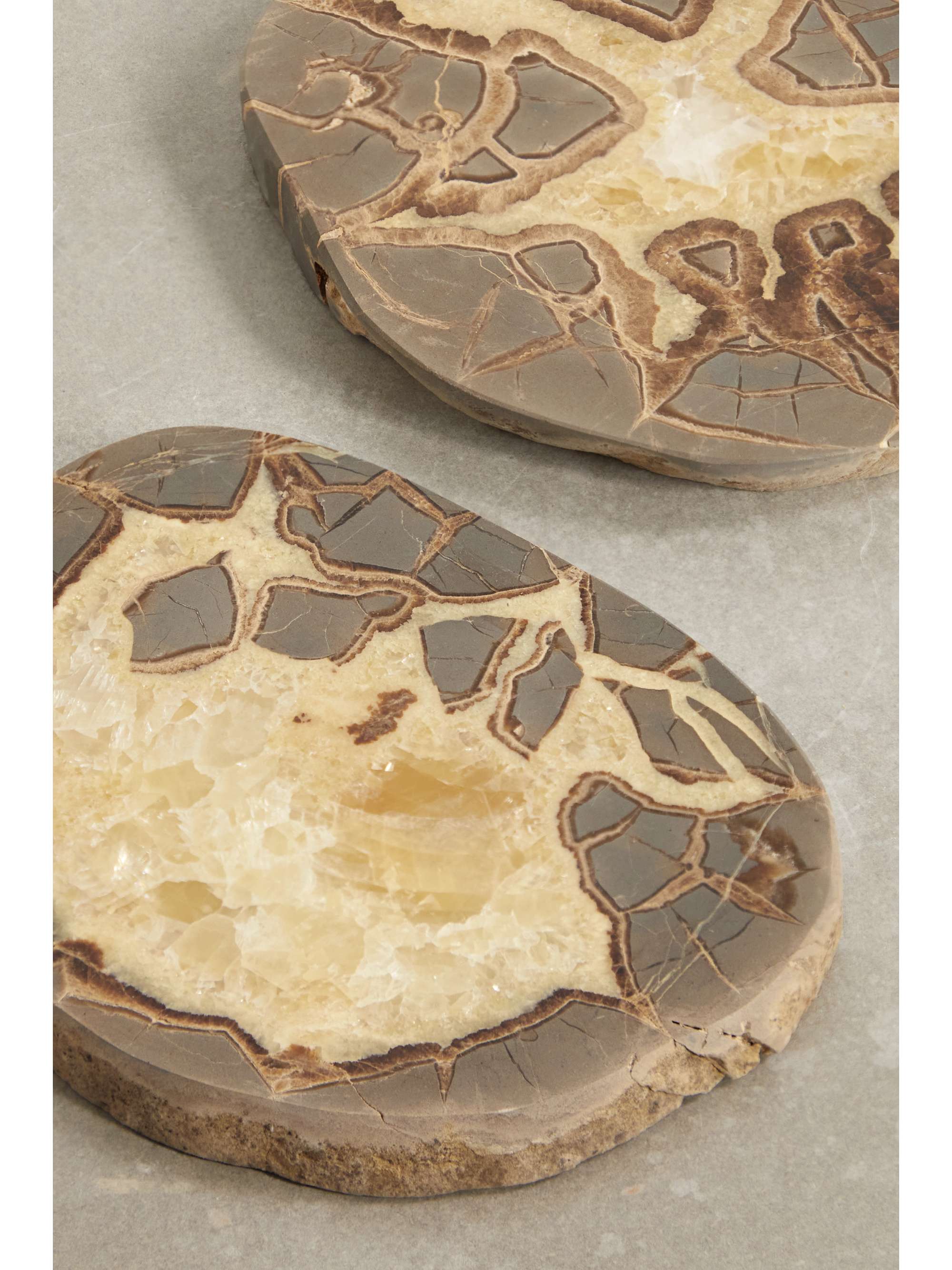 JIA JIA Set of two septarian coasters