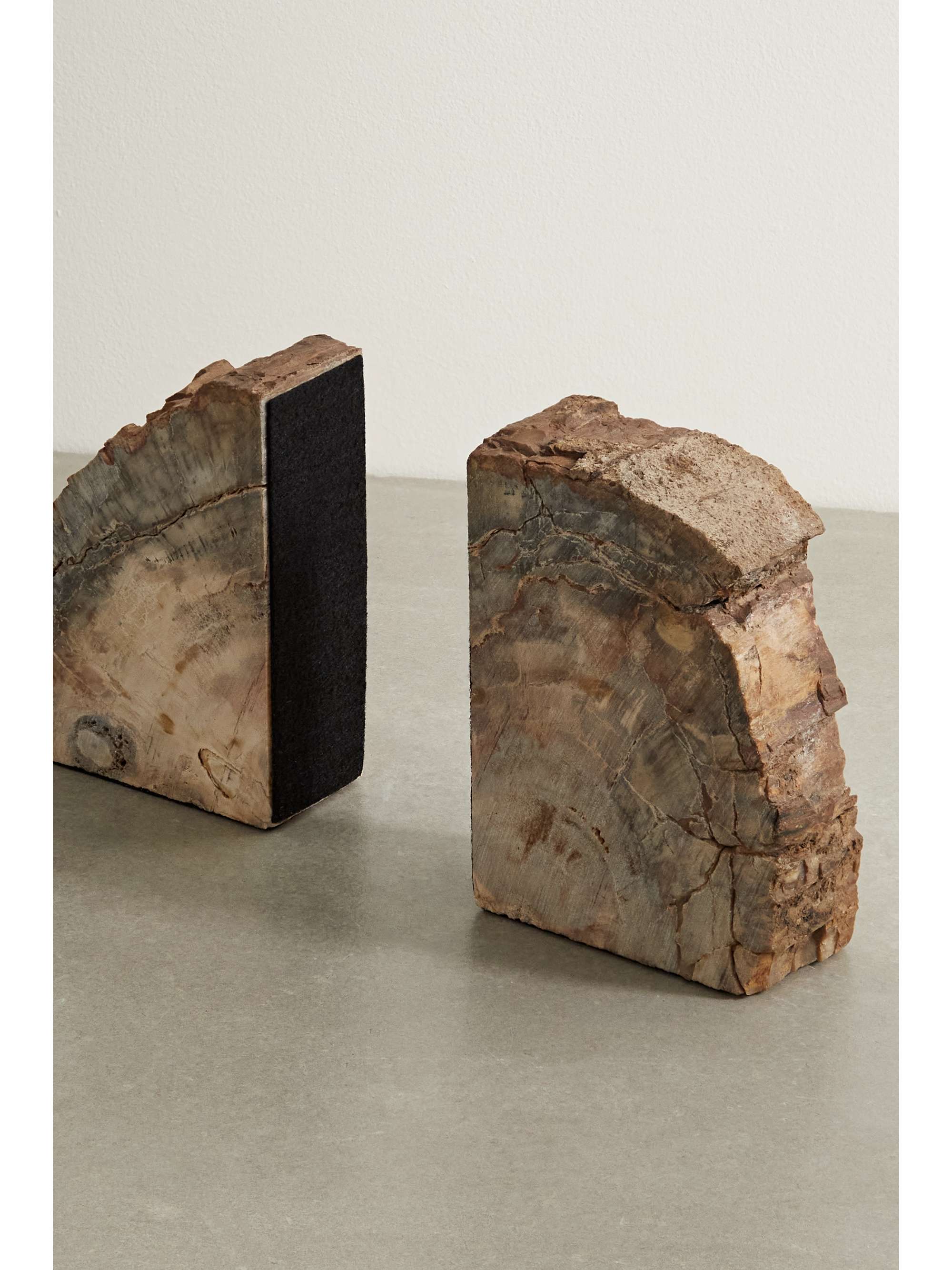 JIA JIA Crystallized wood bookends NETAPORTER