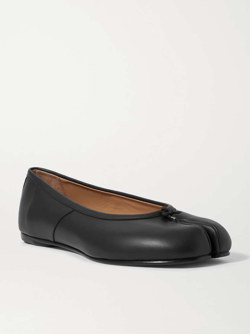 Maison Margiela Tabi Split-toe Leather Ballet Flats