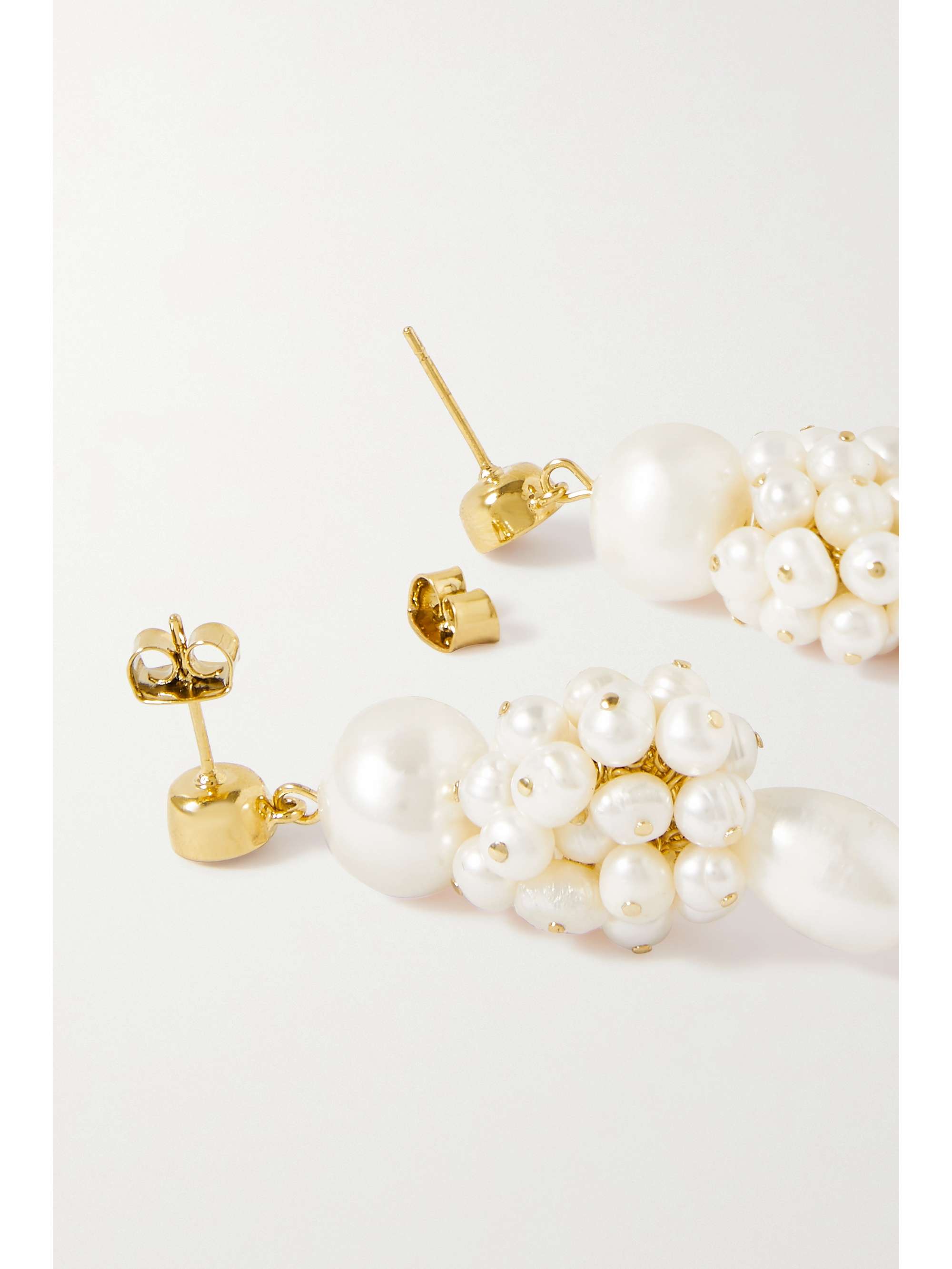 ÉLIOU Demi gold-plated pearl earrings