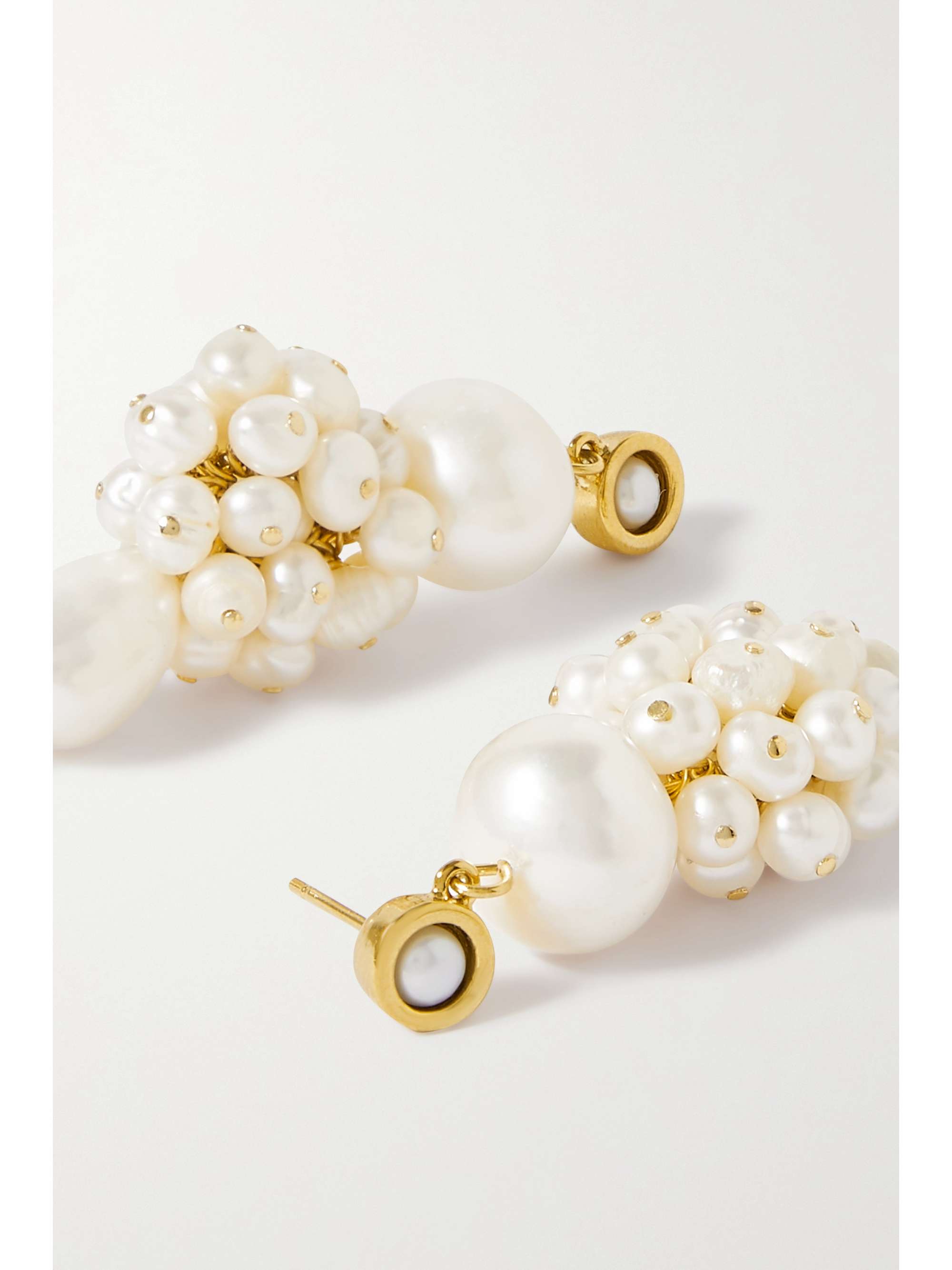 ÉLIOU Demi gold-plated pearl earrings