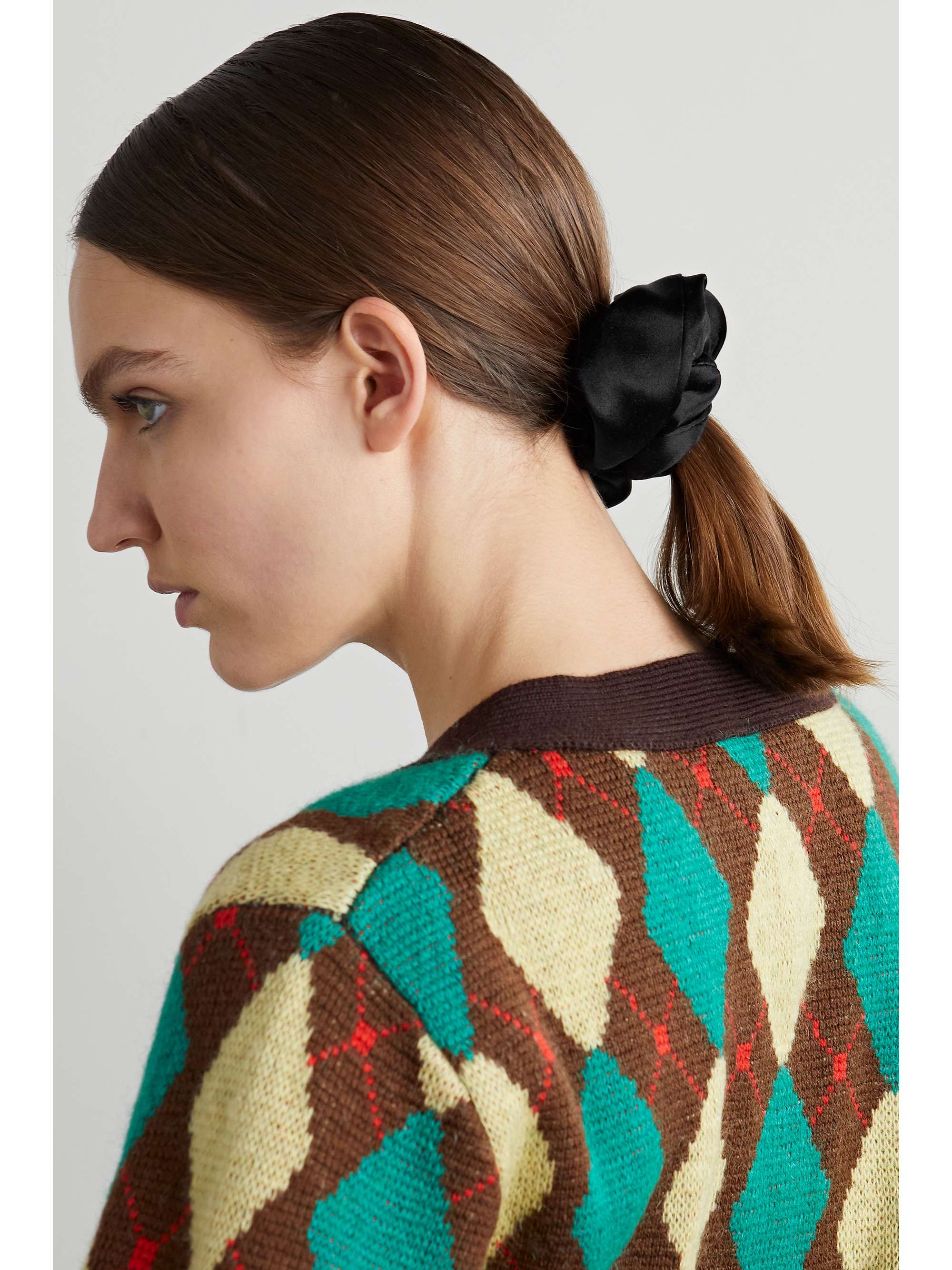 SOPHIE BUHAI Silk-satin hair tie