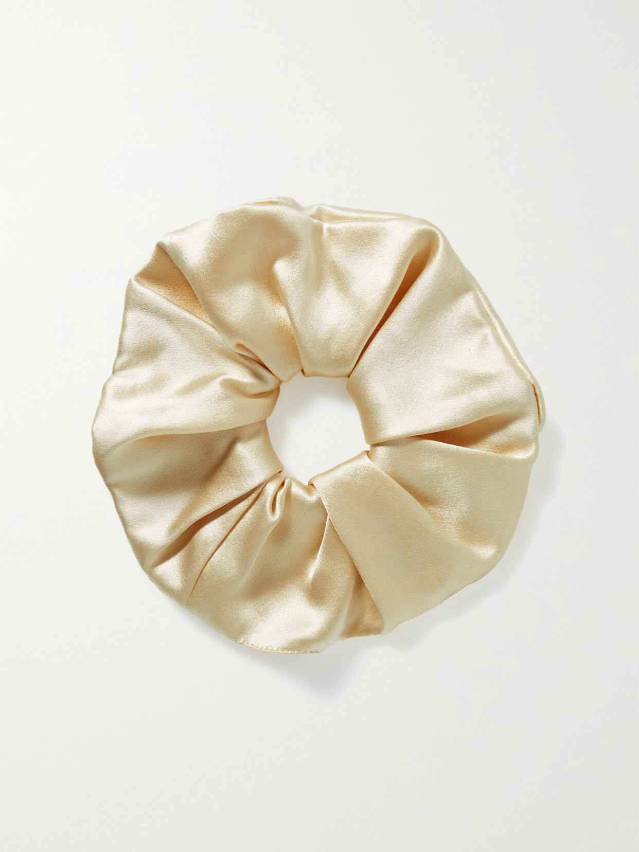 Sophie Buhai Silk-satin Hair Tie In Cream