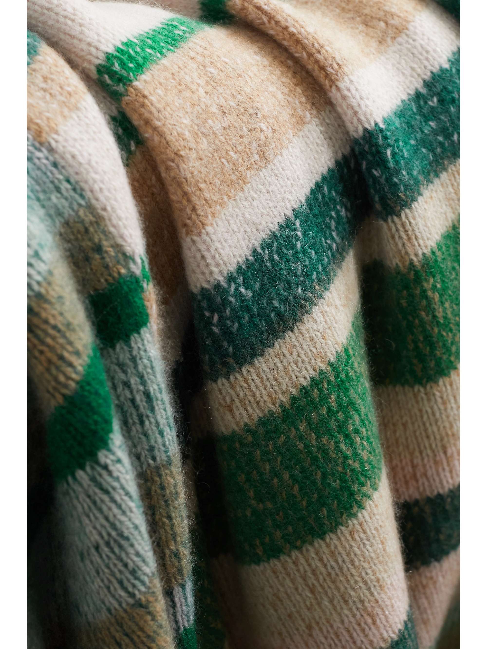 THE ELDER STATESMAN Striped cashmere blanket NETAPORTER