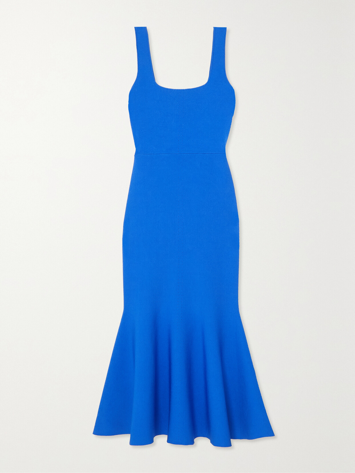 Roland Mouret - Stretch-knit Midi Dress - Blue