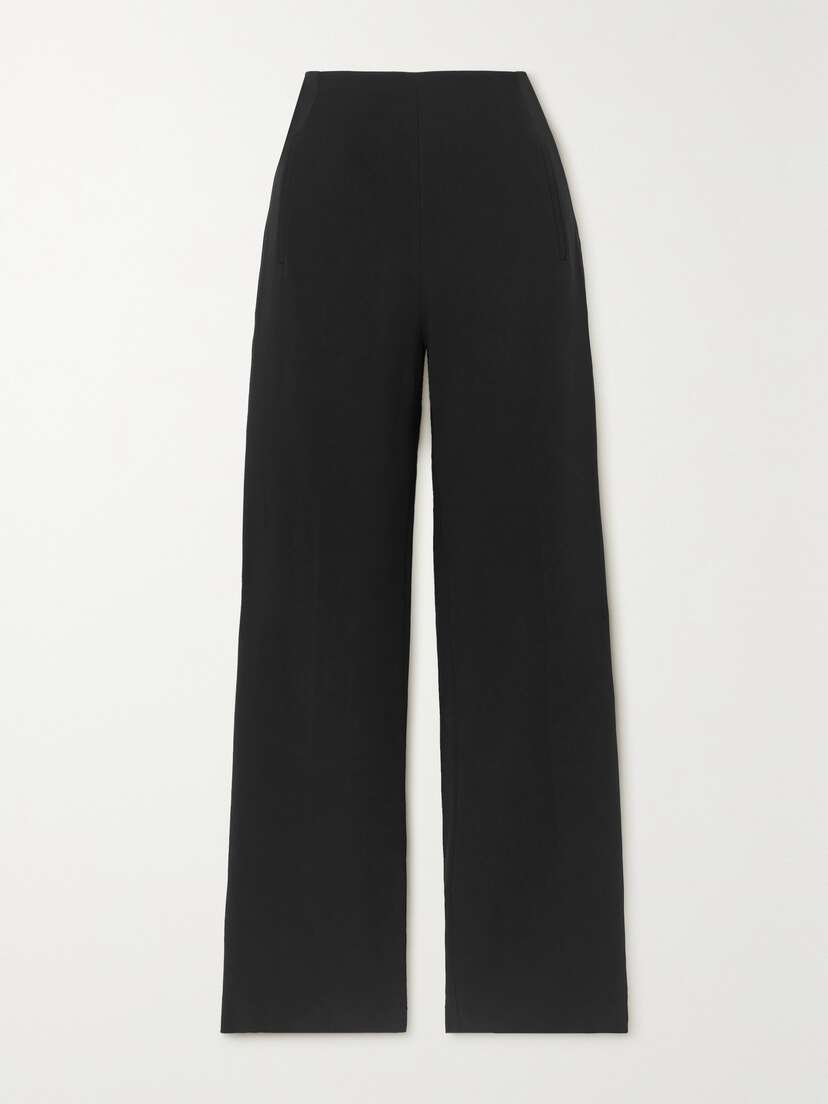 Roland Mouret Stretch-cady Wide-leg Pants - UK 16