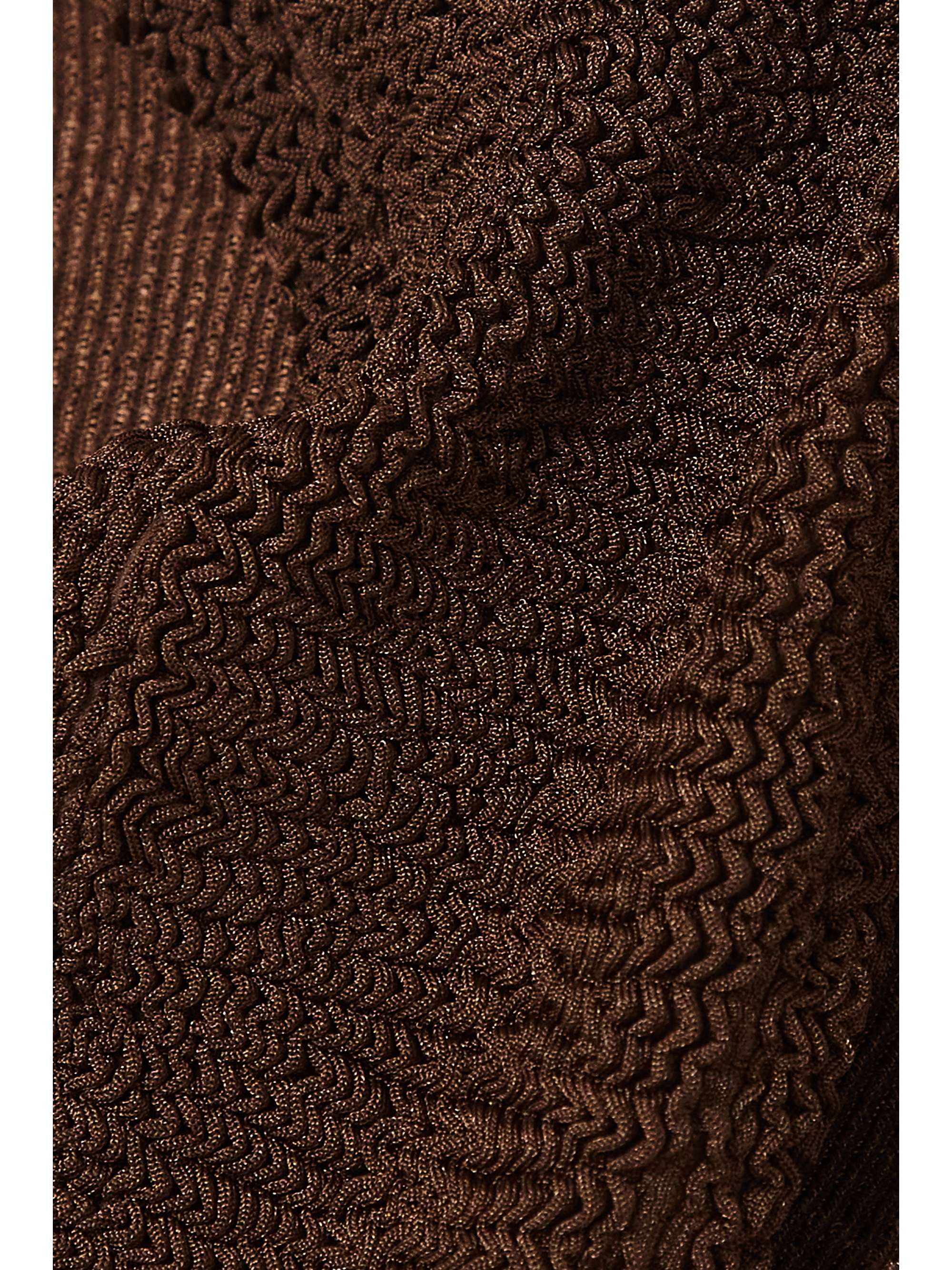 HUNZA G + NET SUSTAIN Juno twist-front seersucker bikini