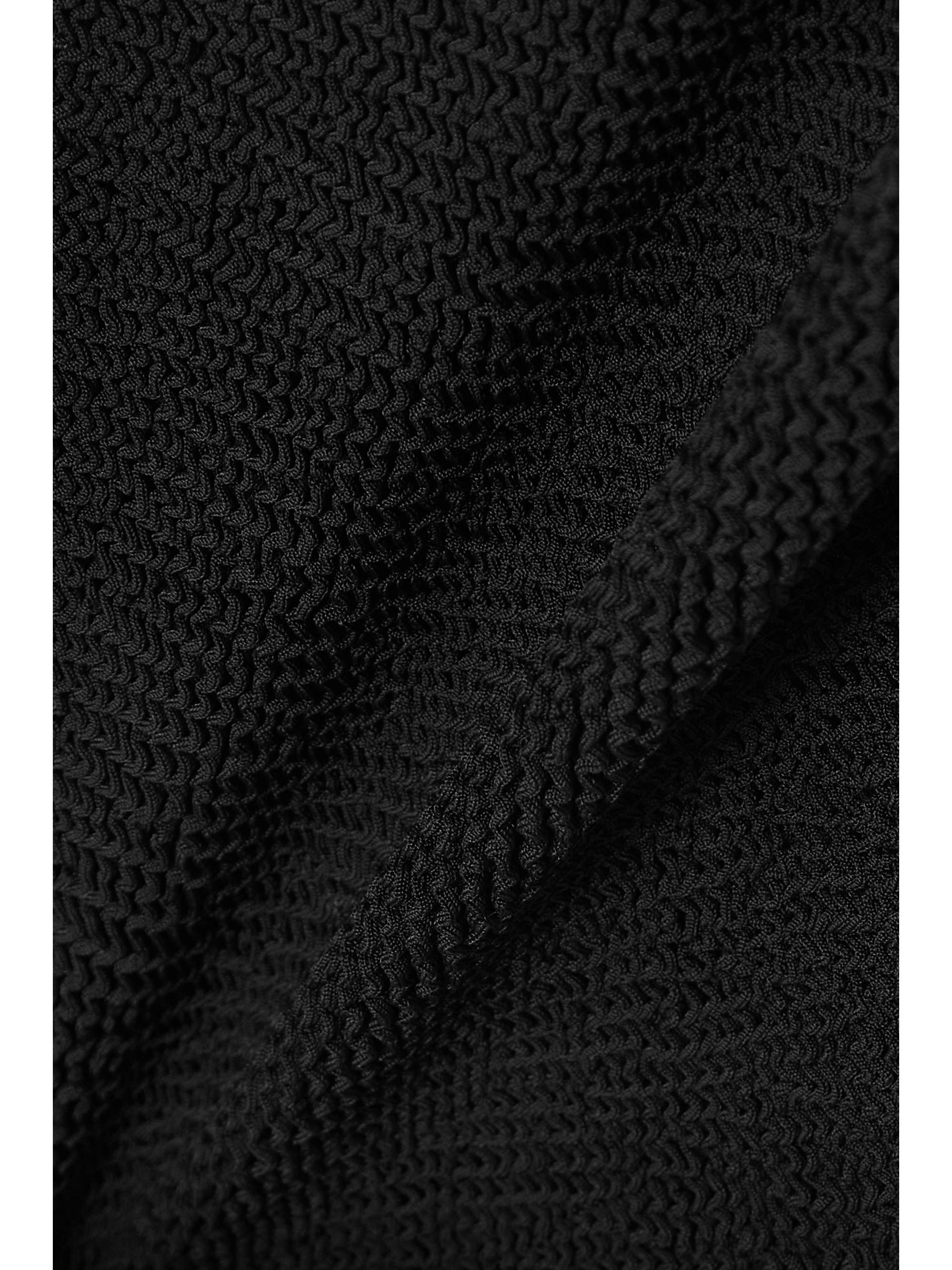 HUNZA G + NET SUSTAIN Pamela seersucker swimsuit