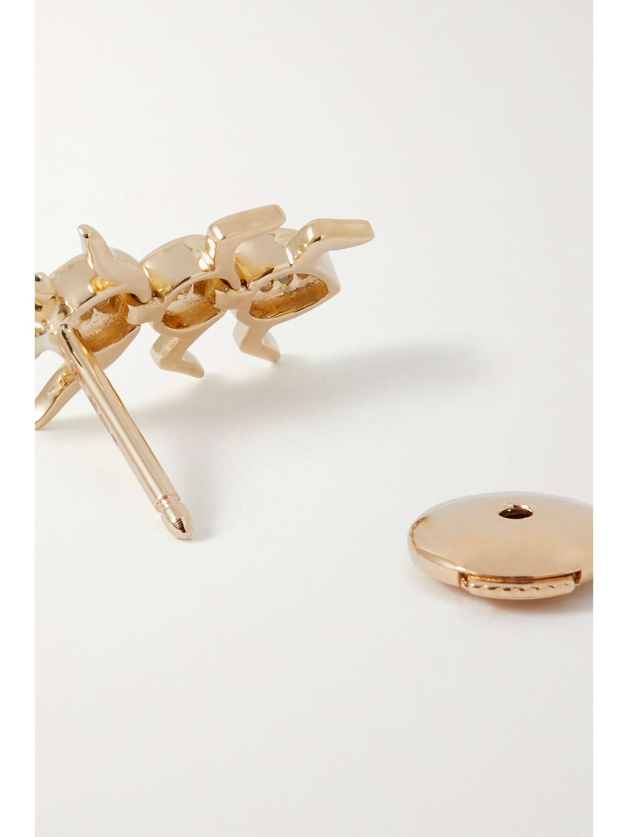 YVONNE LÉON 9-karat gold diamond single earring