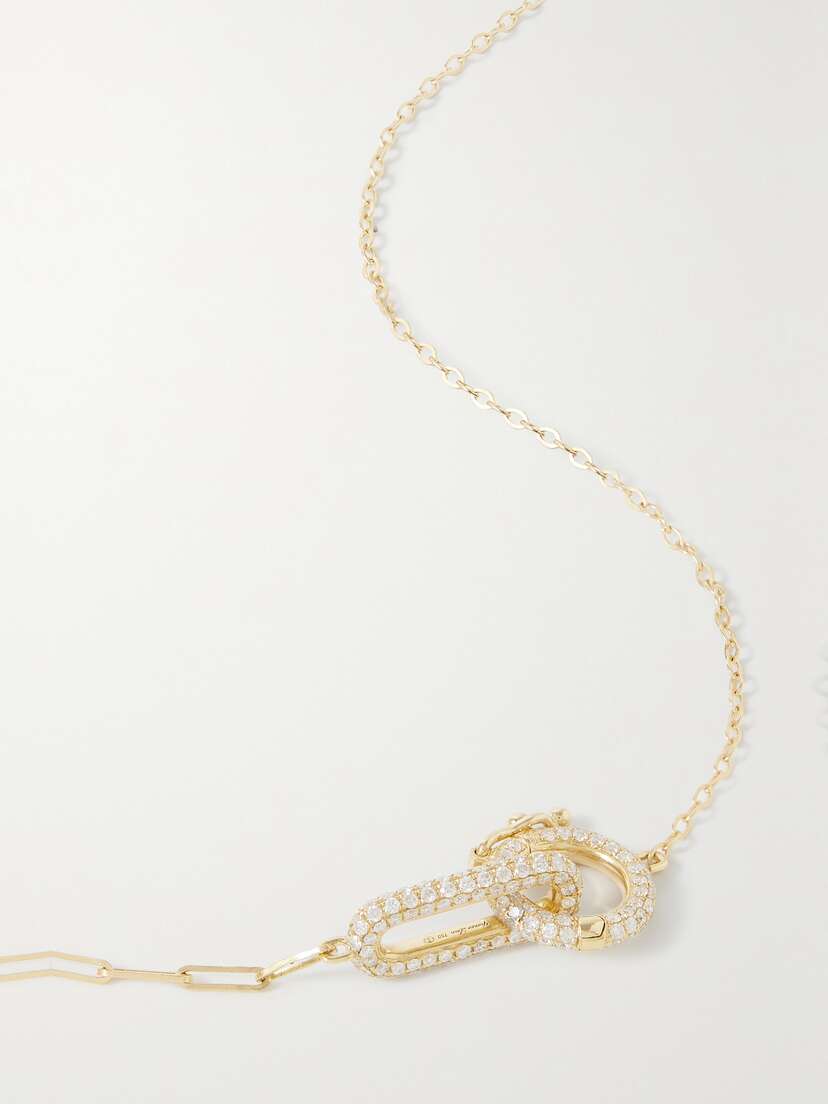 Yvonne Léon 18-karat Gold Diamond Necklace