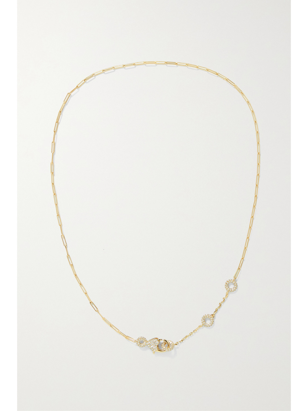 Yvonne Léon 18-karat Gold Diamond Necklace In Gold