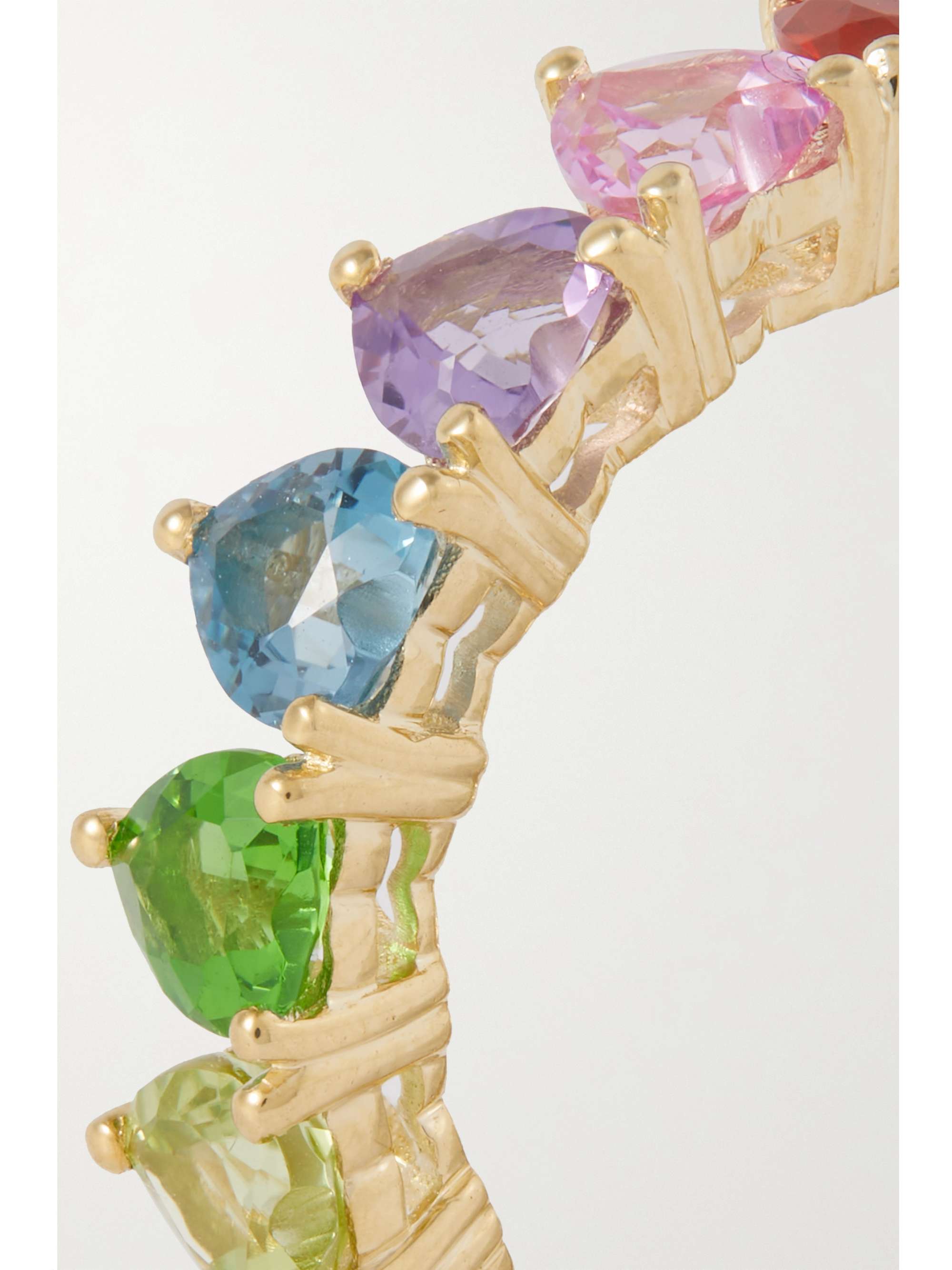 YVONNE LÉON Mini Alliance 9-karat gold multi-stone ring