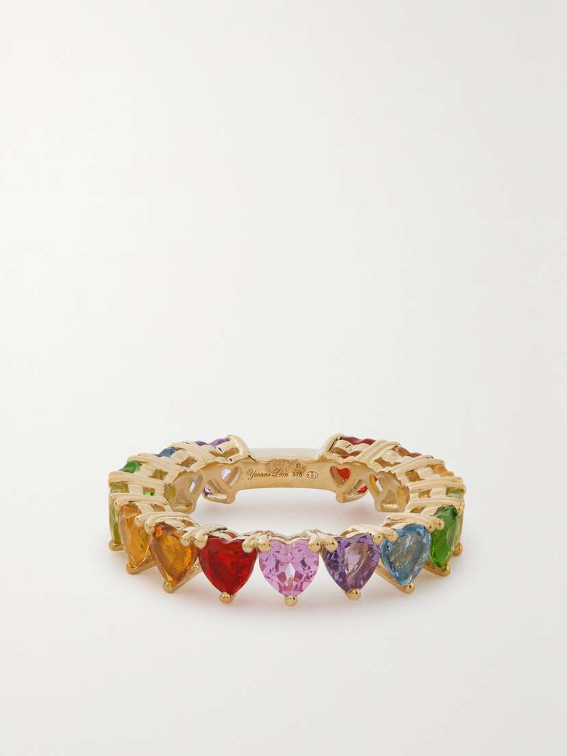 Yvonne Léon Mini Alliance 9-karat Gold Multi-stone Ring