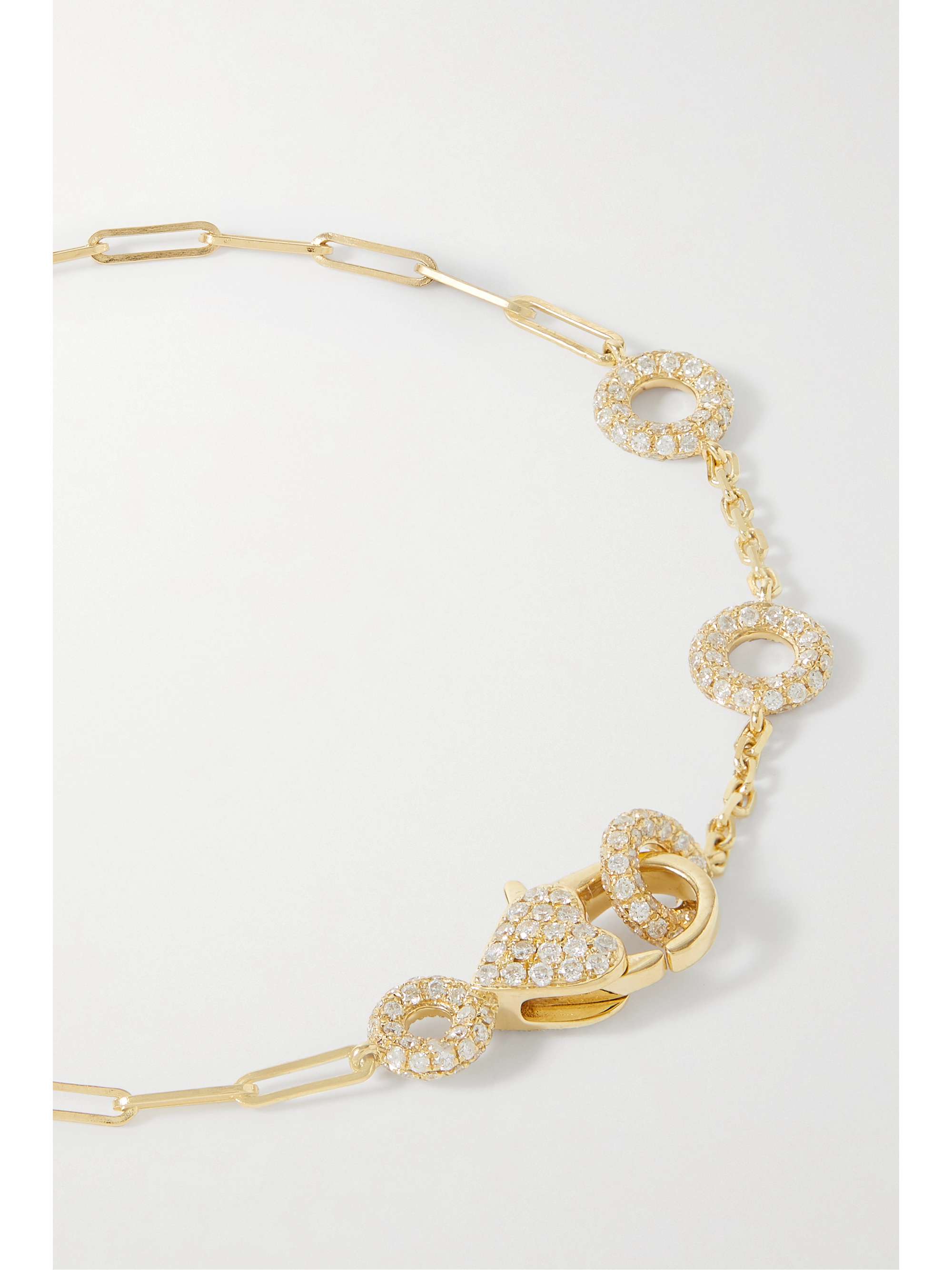 YVONNE LÉON 18-karat gold diamond bracelet