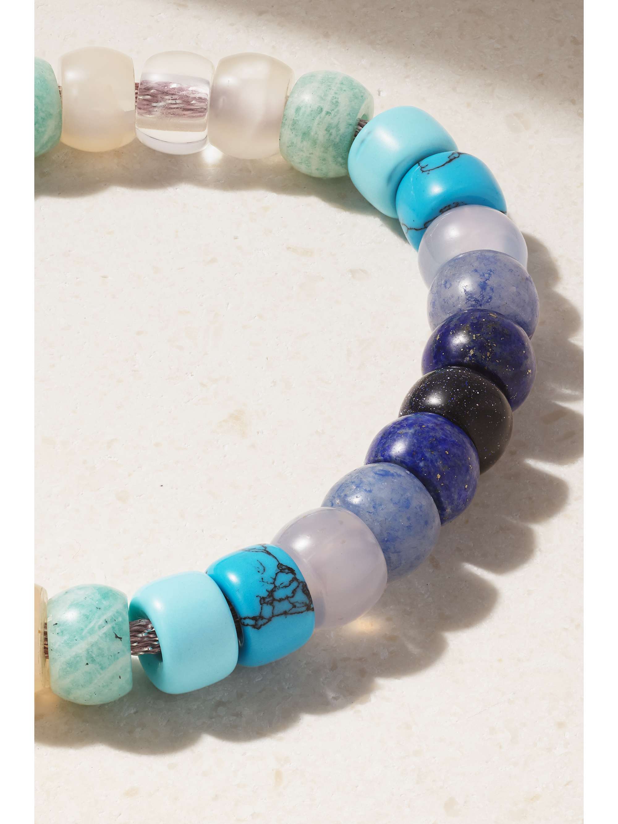 CAROLINA BUCCI Bluissimo Forte 18karat gold multistone bracelet NET