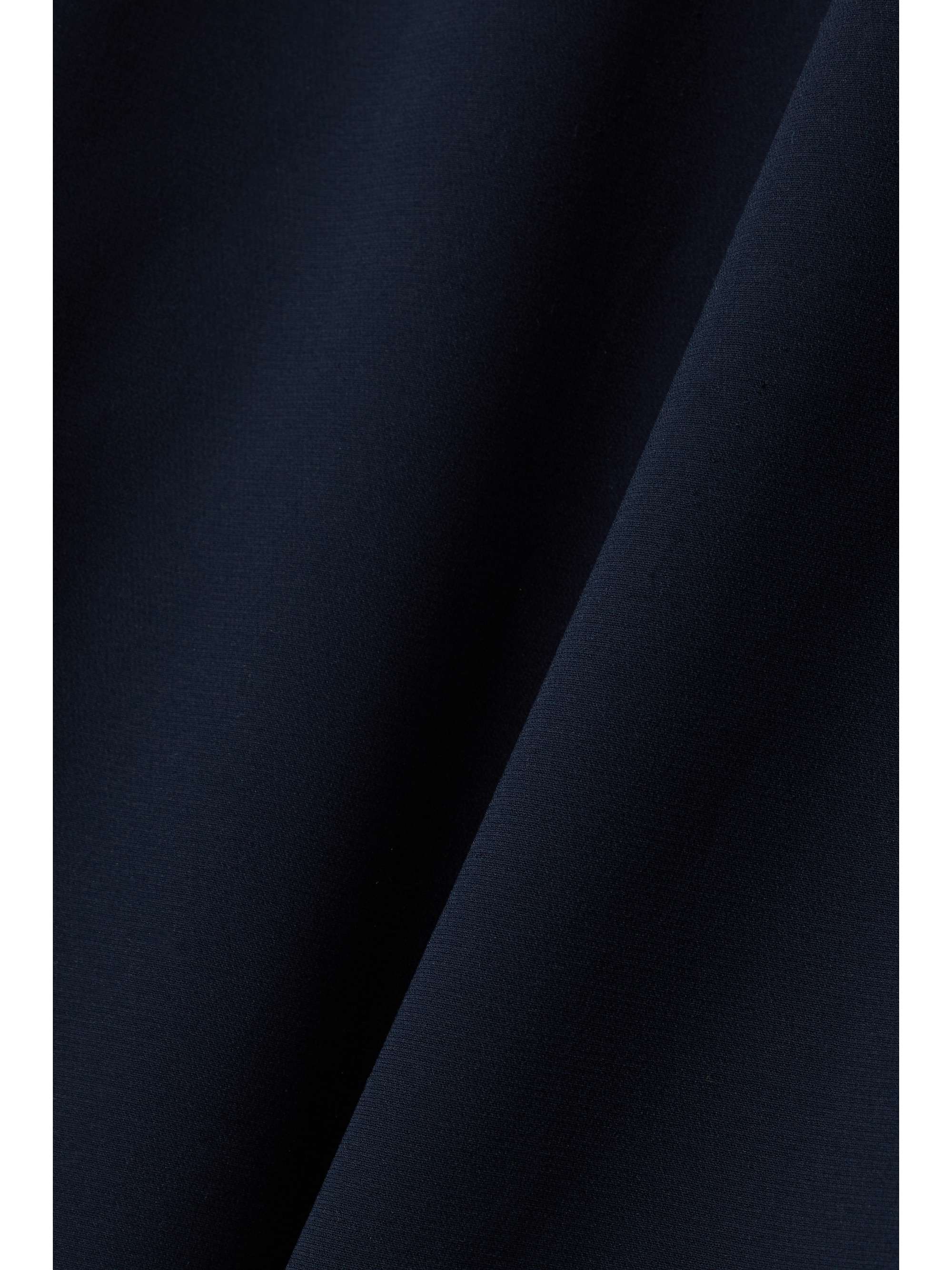 OSCAR DE LA RENTA Embellished tulle-trimmed crepe gown