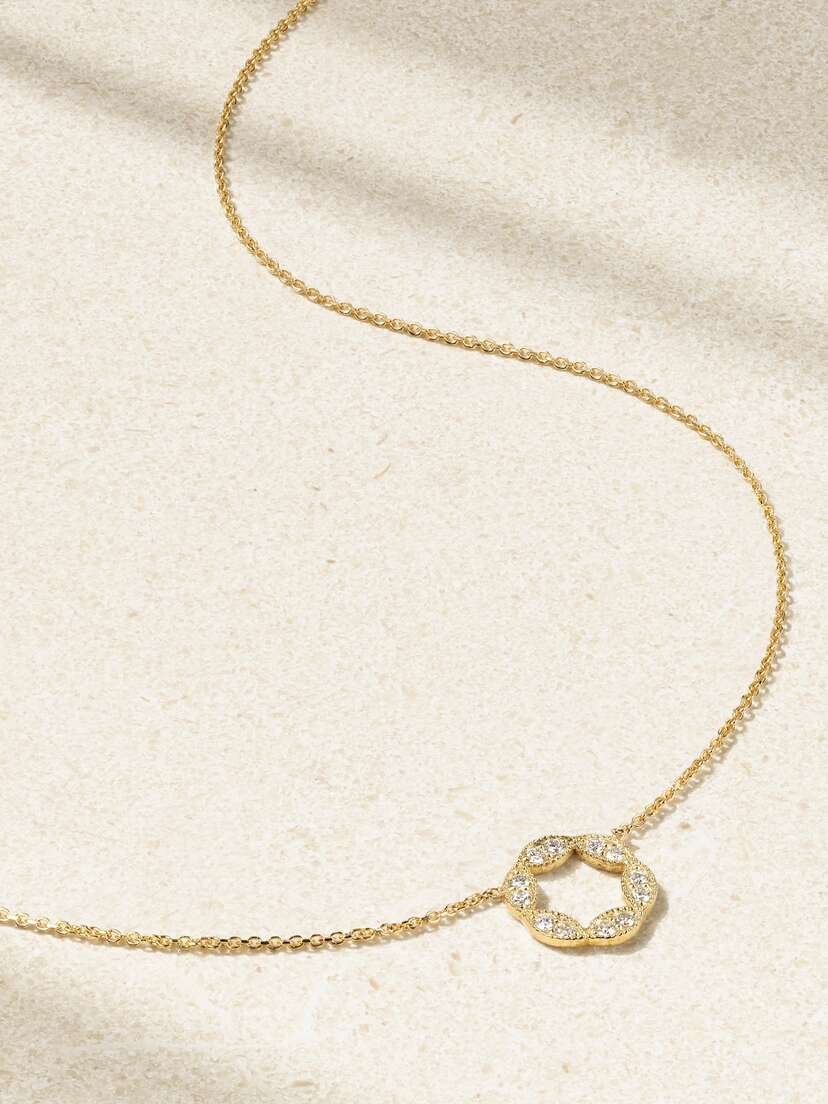 Kimaï Empress 18-karat Recycled Gold Laboratory-grown Diamond Necklace