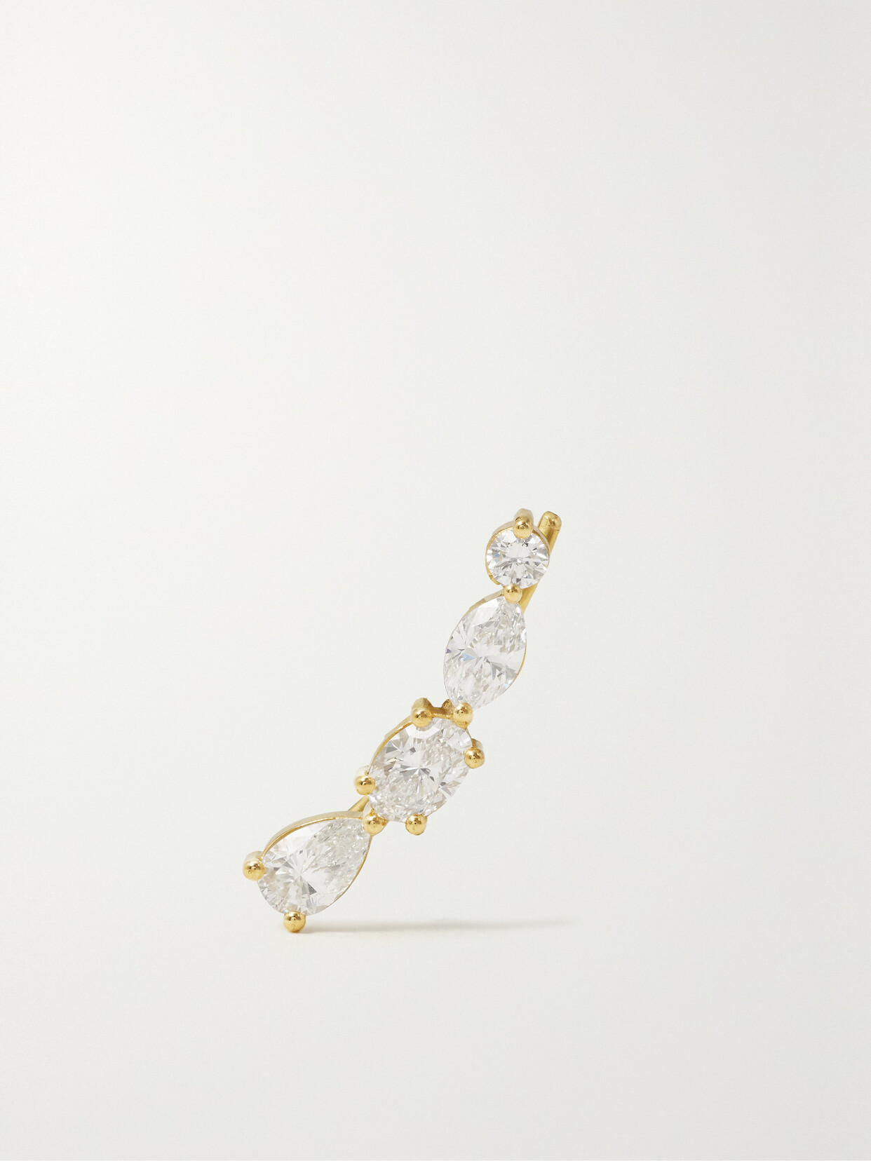 Kimaï Miro 18-karat Recycled Gold Laboratory-grown Diamond Single Earring - R