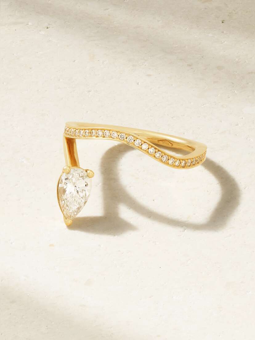 Kimaï Serena 18-karat Recycled Gold Laboratory-grown Diamond Ring
