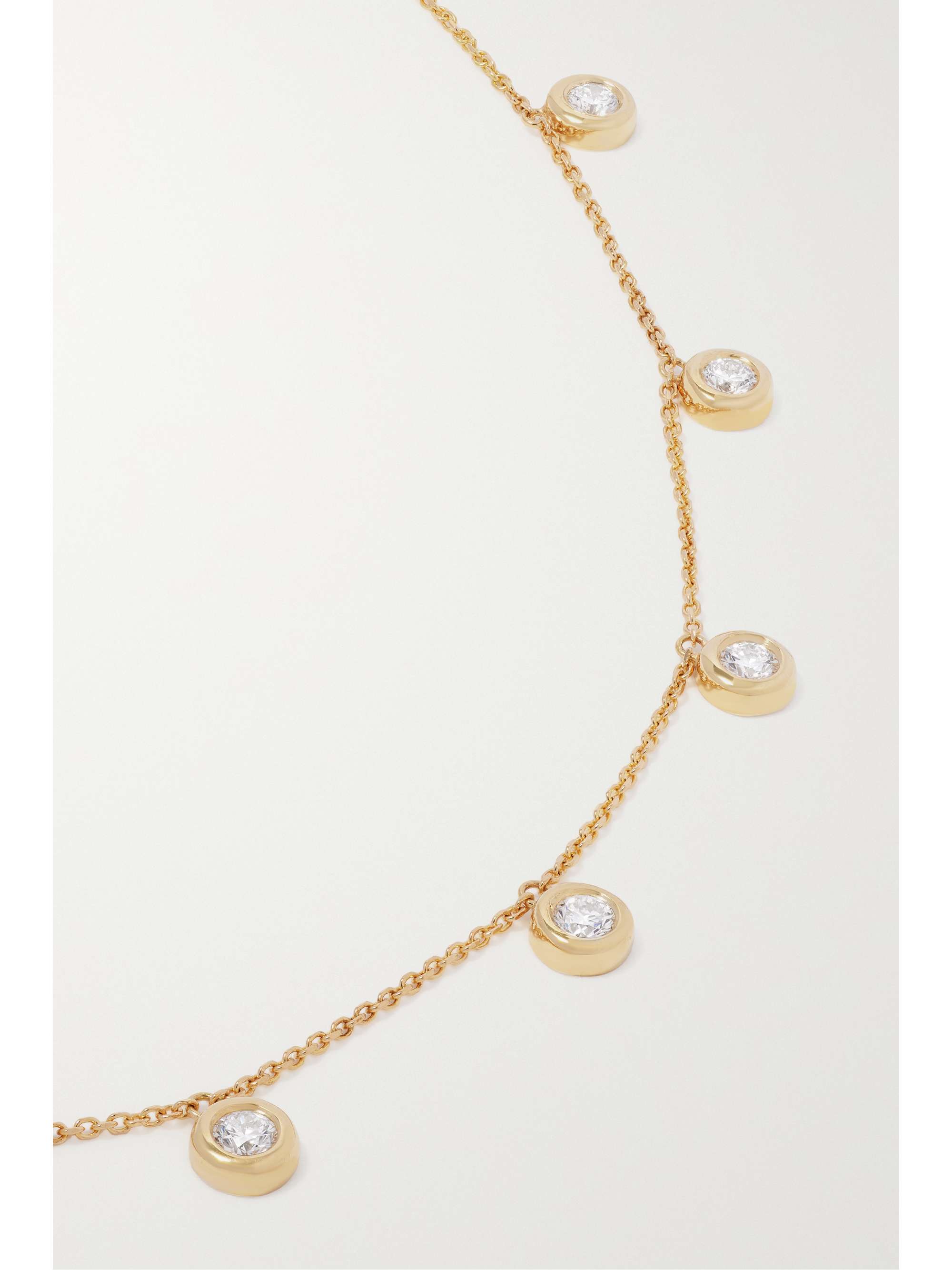 KIMAÏ Cosmo 18-karat recycled gold laboratory-grown diamond necklace