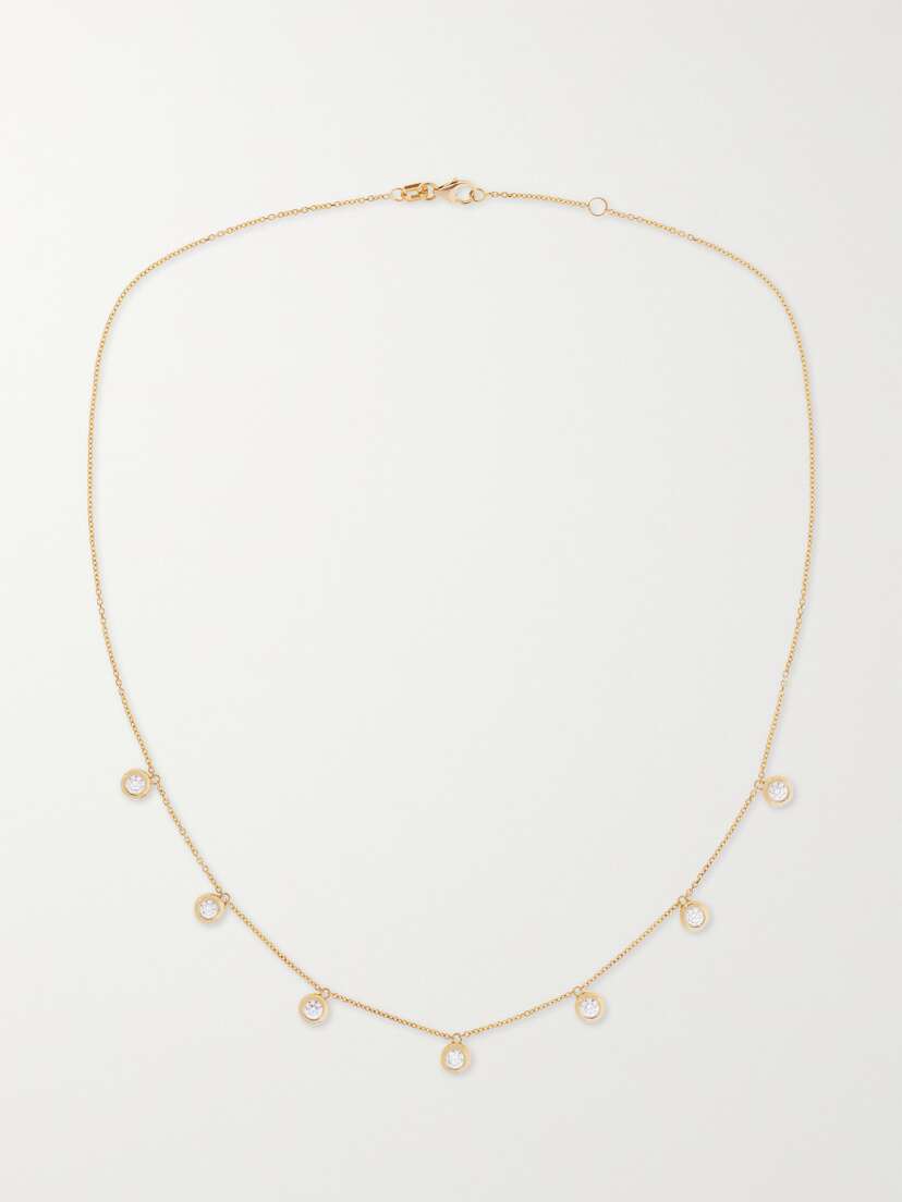 Kimaï Cosmo 18-karat Recycled Gold Laboratory-grown Diamond Necklace