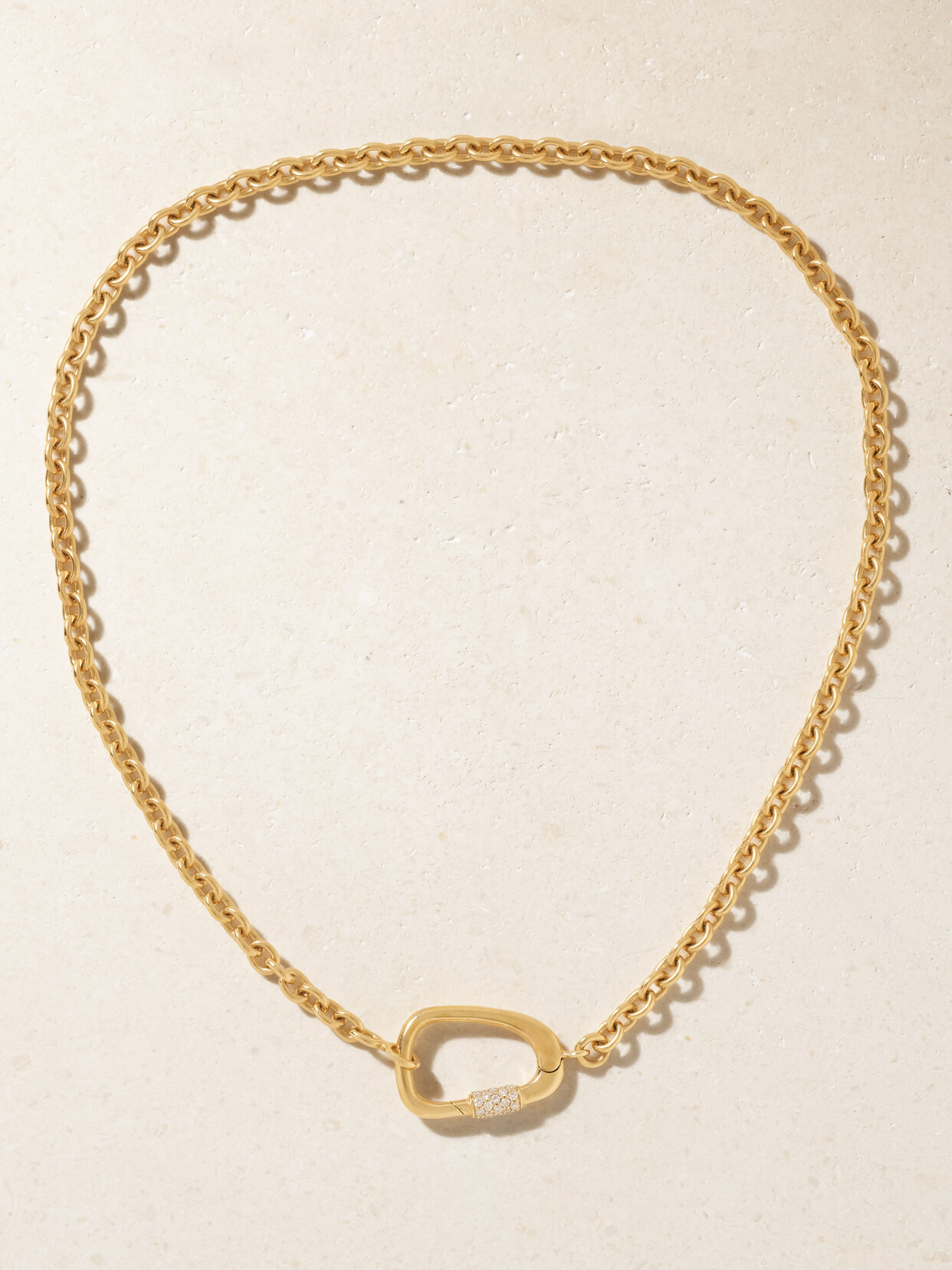 Kimai Atlas 18-karat Recycled Gold Laboratory-grown Diamond Necklace