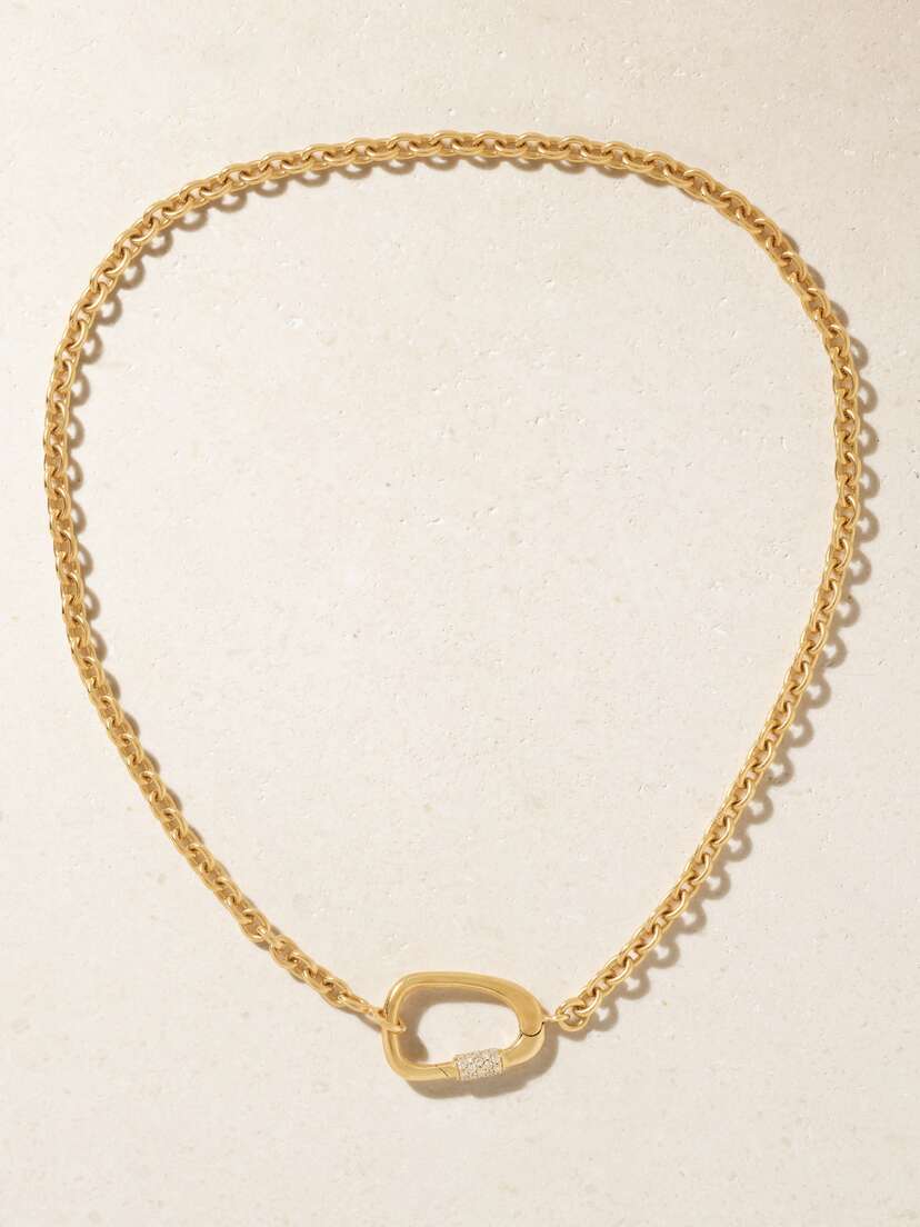 Kimaï Atlas 18-karat Recycled Gold Laboratory-grown Diamond Necklace