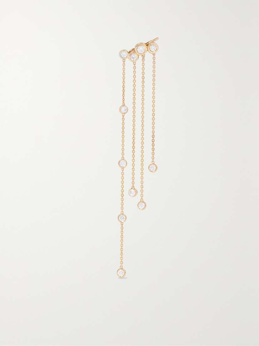 Kimaï Brilliant 18-karat Recycled Gold Laboratory-grown Diamond Single Earring