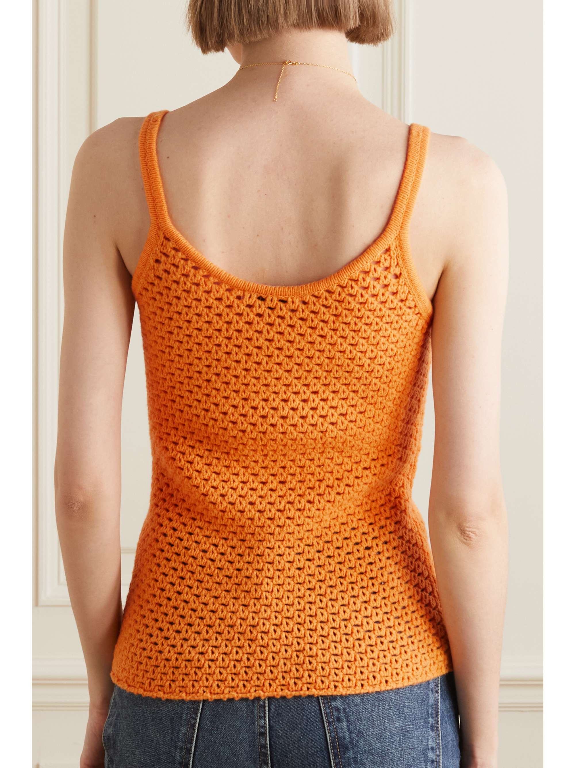 GABRIELA HEARST Mali honeycomb-knit wool tank