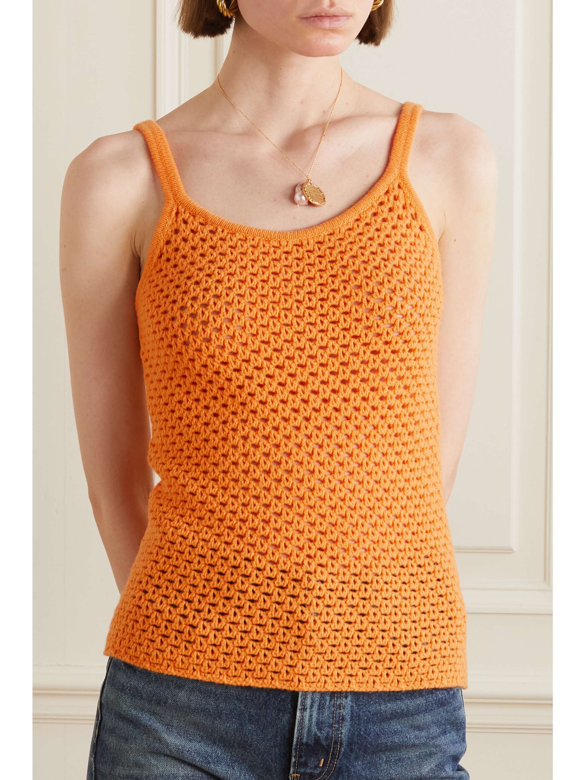 GABRIELA HEARST Mali honeycomb-knit wool tank