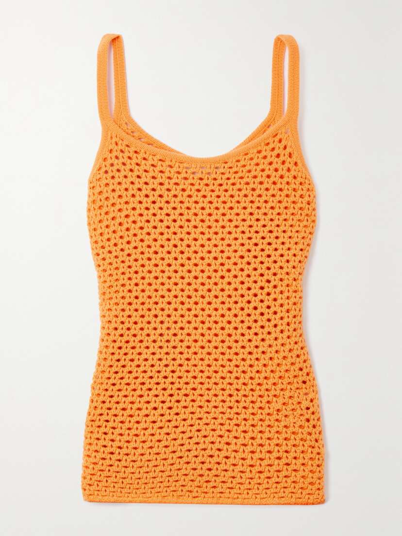 Gabriela Hearst Mali Honeycomb-knit Wool Tank - x large