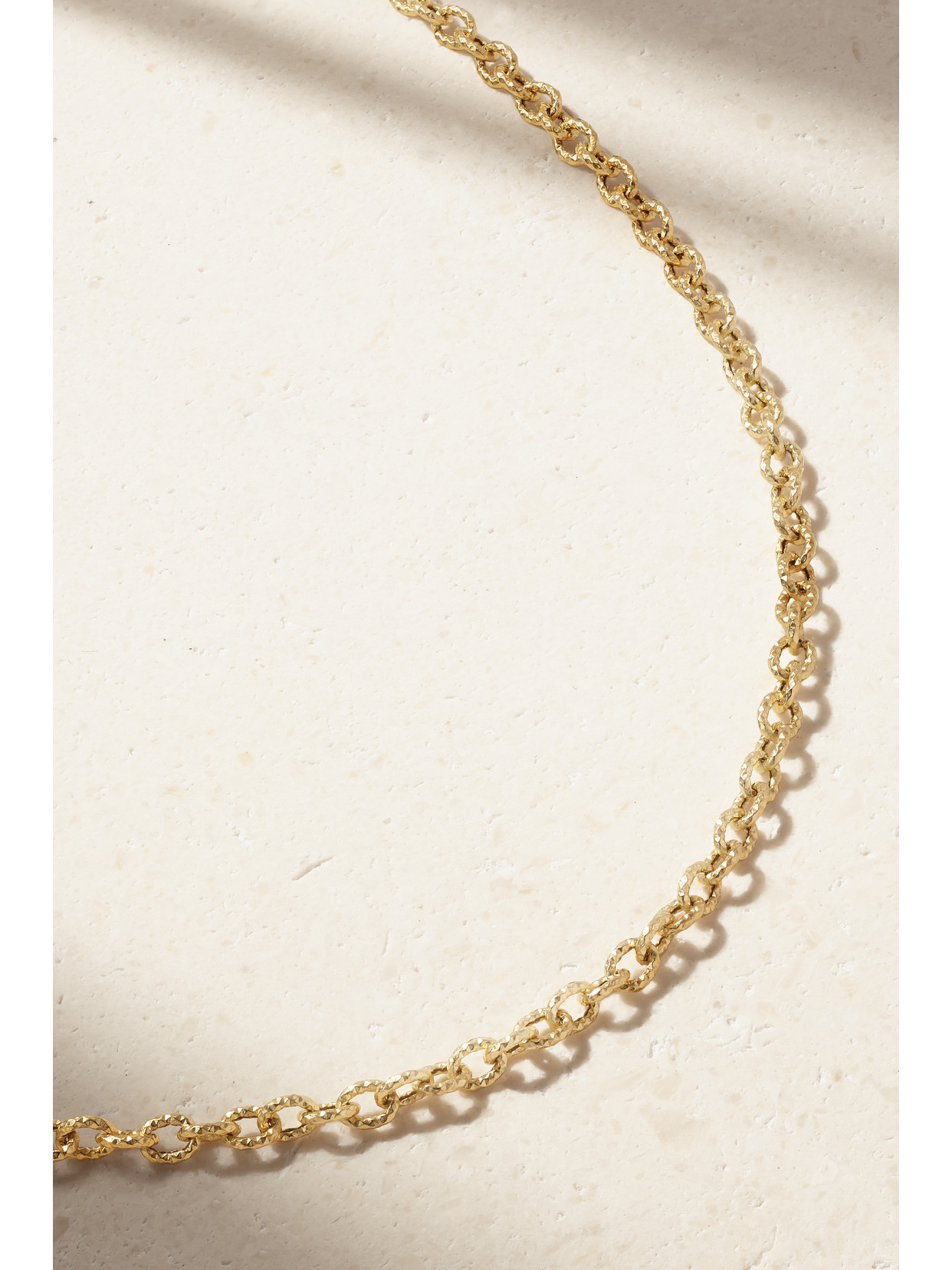 CAROLINA BUCCI ROLLÒ 18-KARAT GOLD NECKLACE 