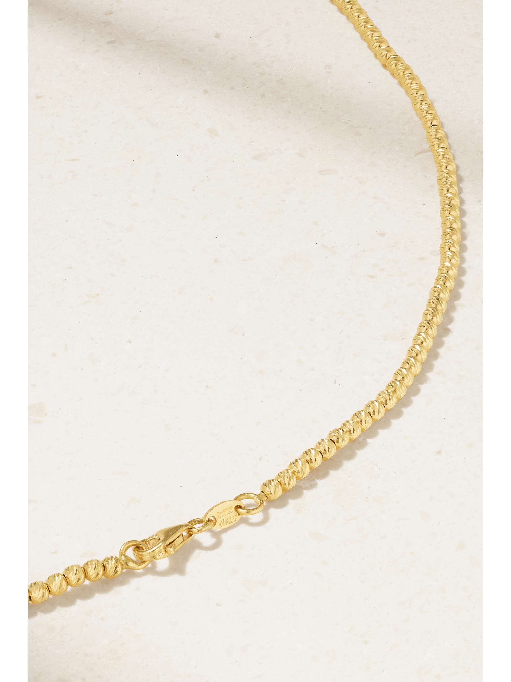CAROLINA BUCCI Disco Ball 18-karat gold necklace | NET-A-PORTER