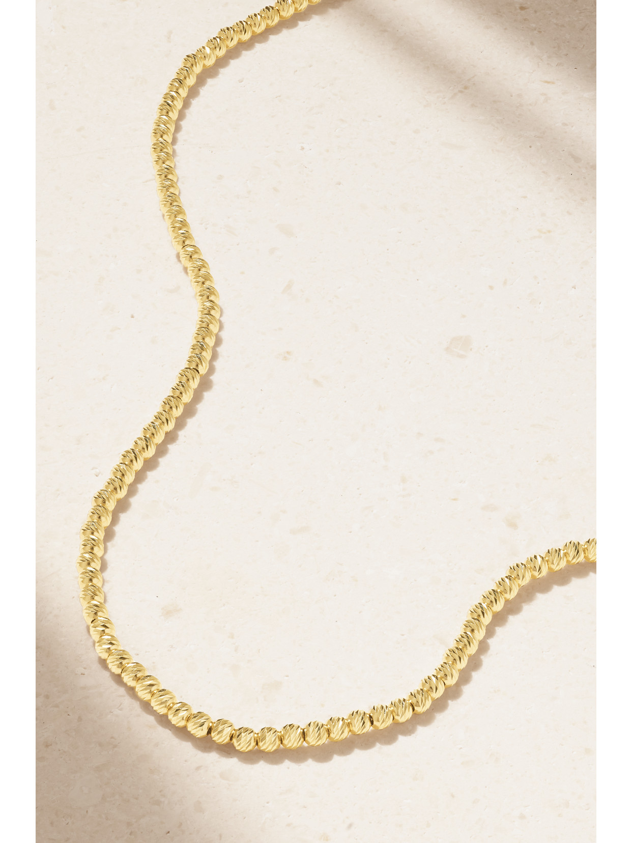 CAROLINA BUCCI DISCO BALL 18-KARAT GOLD NECKLACE 