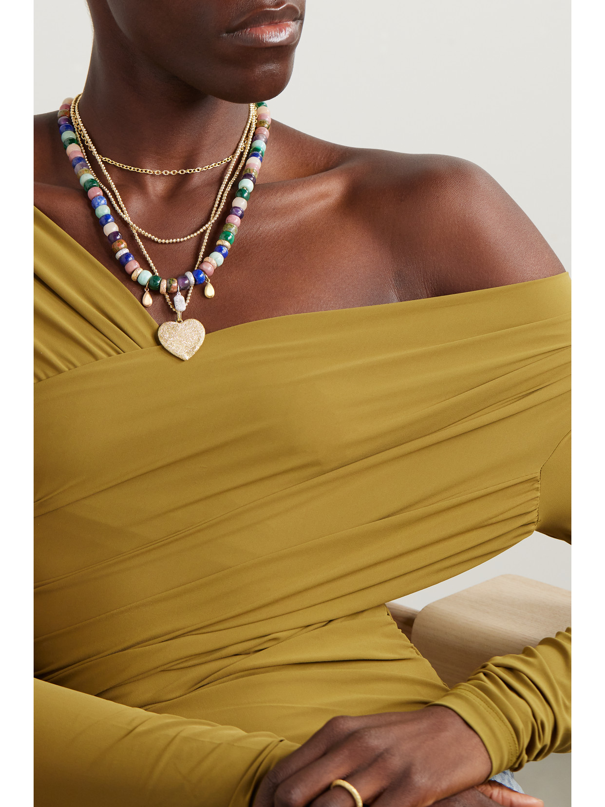CAROLINA BUCCI 18-KARAT GOLD NECKLACE 
