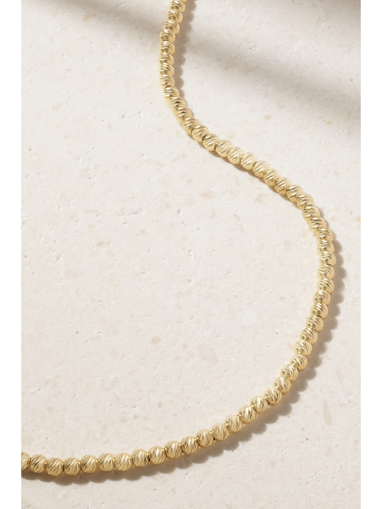 CAROLINA BUCCI DISCO BALL 18-KARAT GOLD NECKLACE 