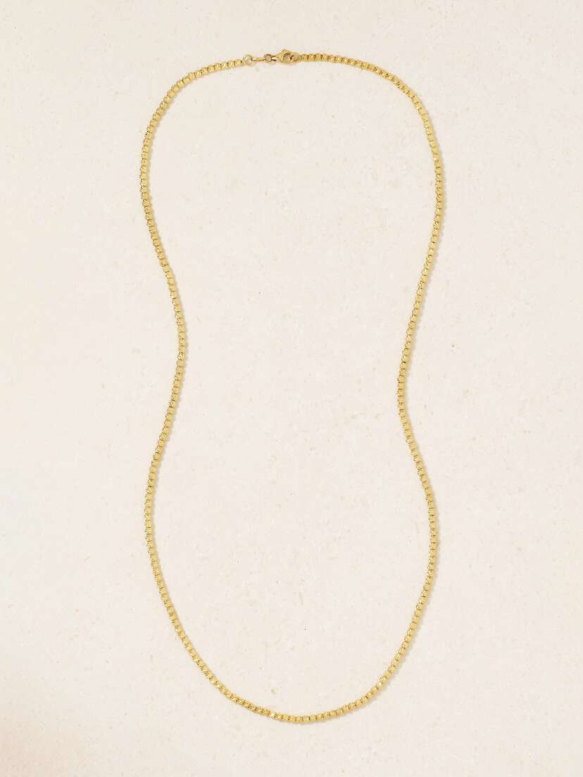 Carolina Bucci Disco Ball 18-karat Gold Necklace