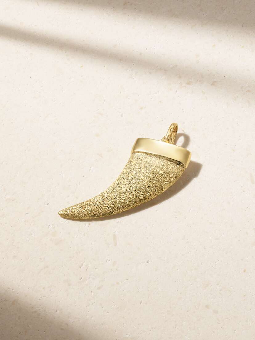 Carolina Bucci Corno 18-karat Gold Pendant