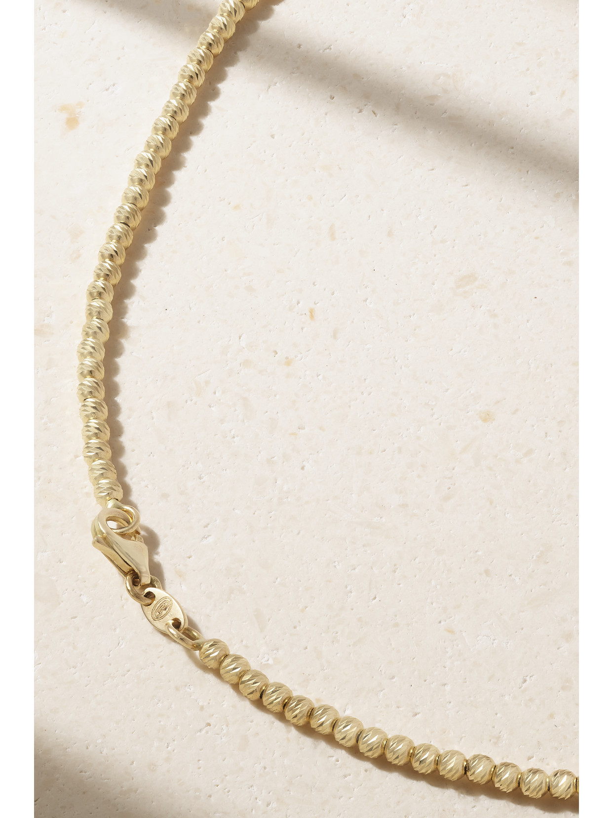 CAROLINA BUCCI DISCOBALL 18-KARAT GOLD NECKLACE