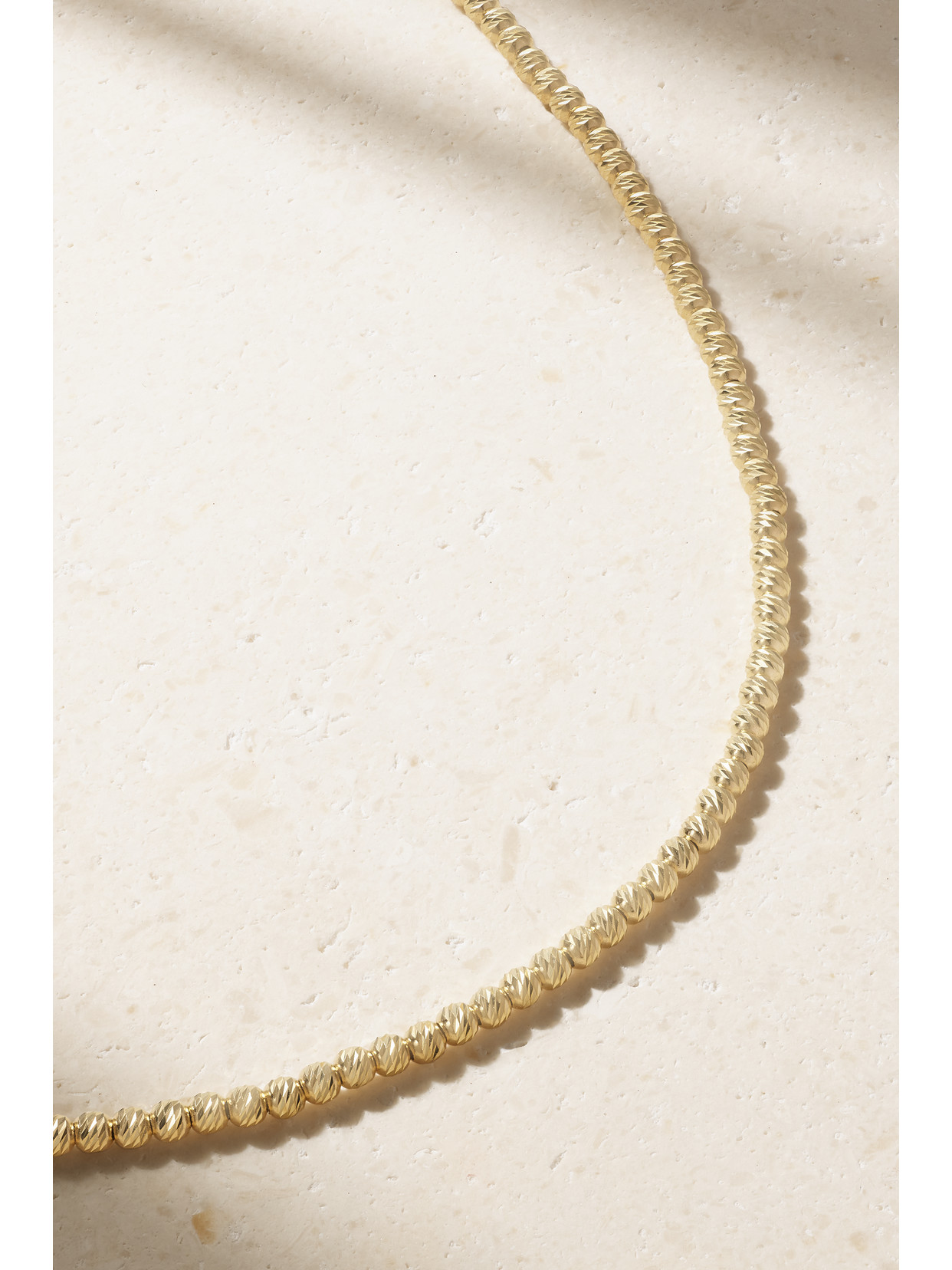 CAROLINA BUCCI DISCOBALL 18-KARAT GOLD NECKLACE